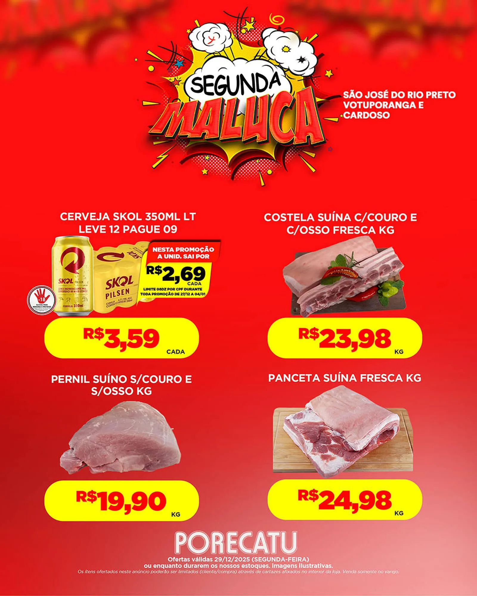 Encarte de Catálogo Supermercado Porecatu 29 de dezembro até 29 de dezembro 2025 - Pagina 3