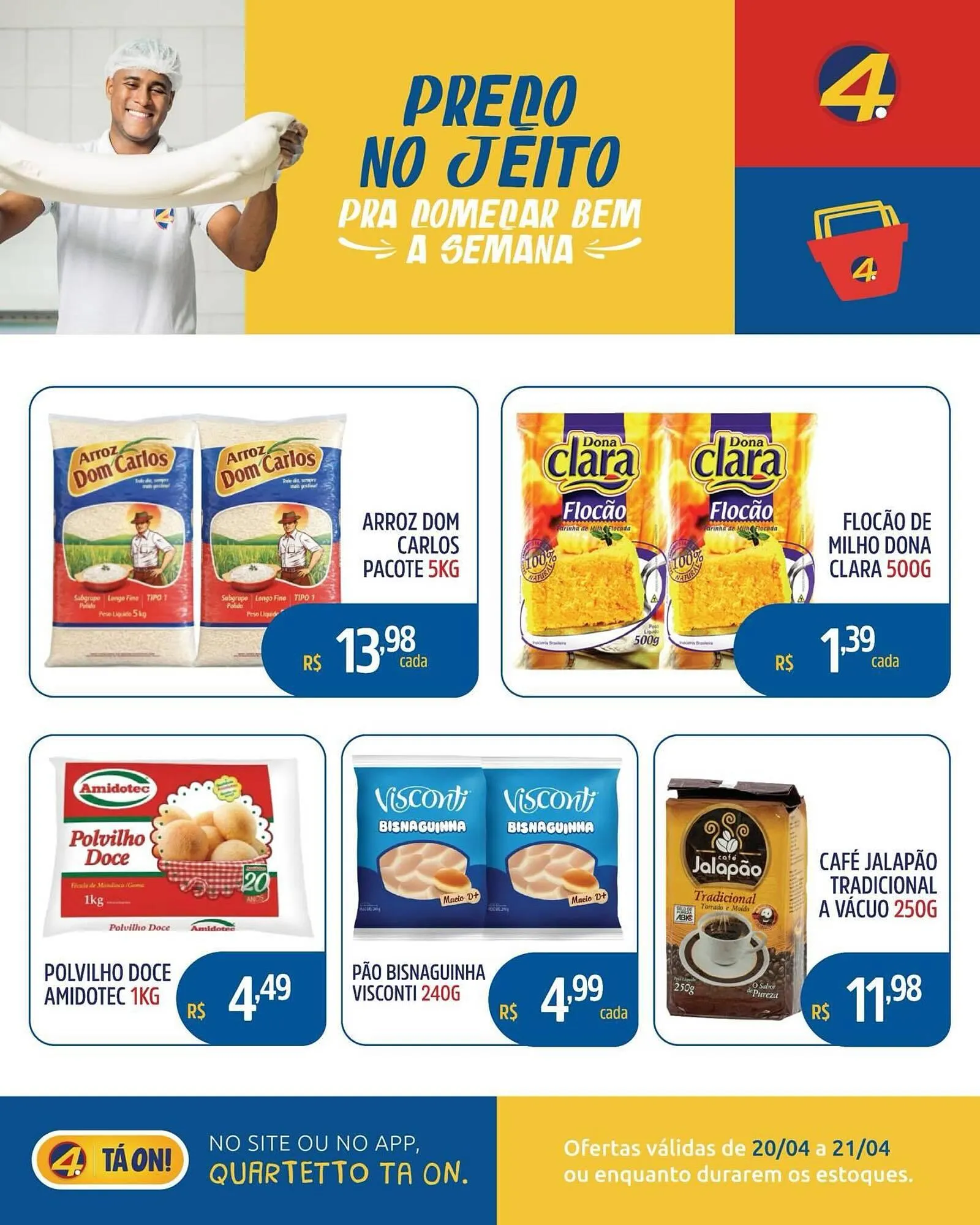 Encarte de Catálogo Quartetto Supermercados 20 de abril até 21 de abril 2026 - Pagina 2
