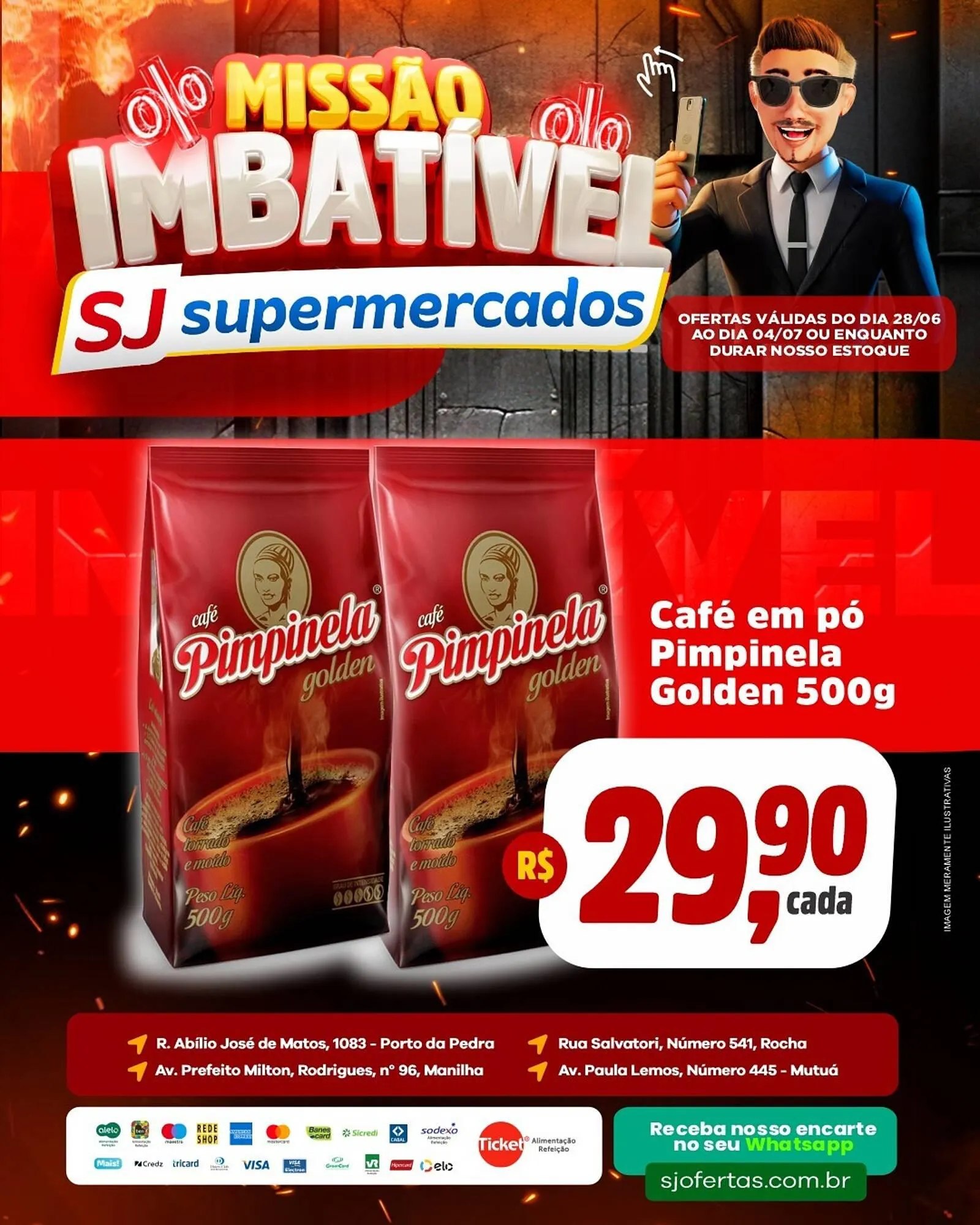 Encarte de Catálogo Sj Supermercados 28 de junho até 4 de julho 2025 - Pagina 2