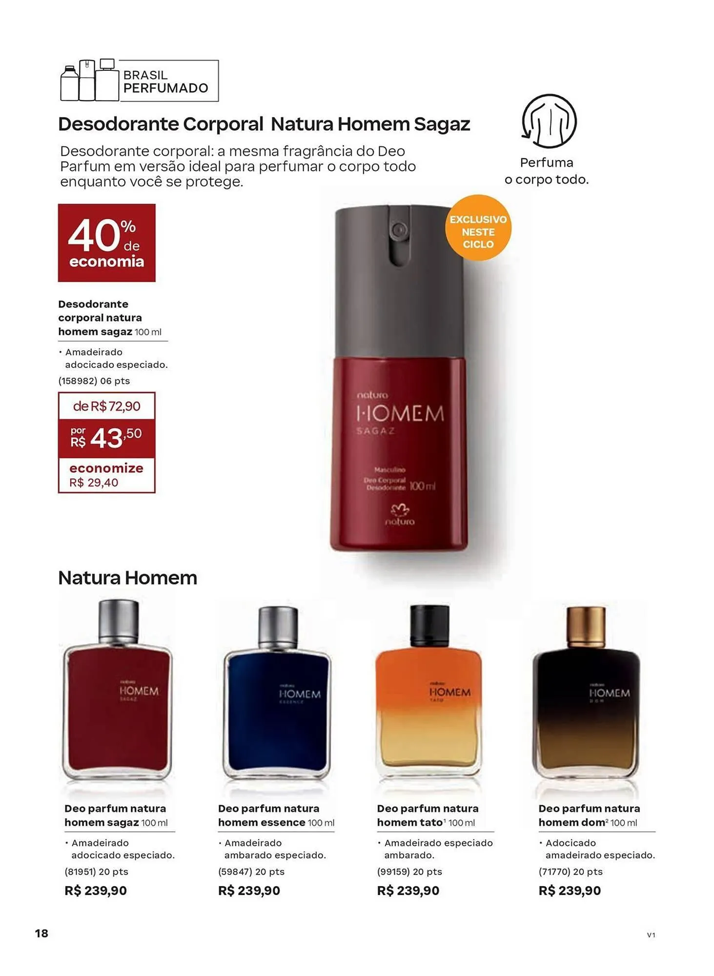 Encarte de Catálogo Natura 1 de janeiro até 31 de janeiro 2026 - Pagina 18