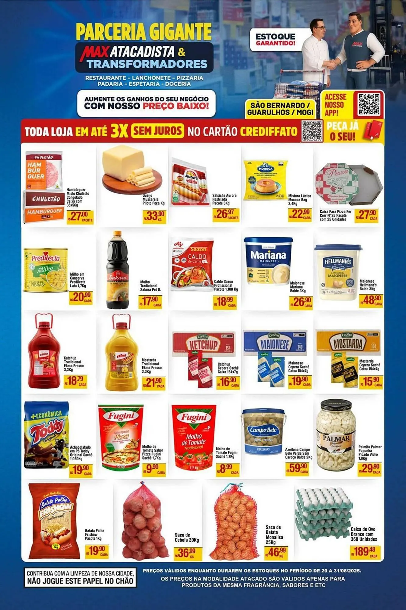 Encarte de Catálogo Max Atacadista 20 de agosto até 31 de agosto 2025 - Pagina 1