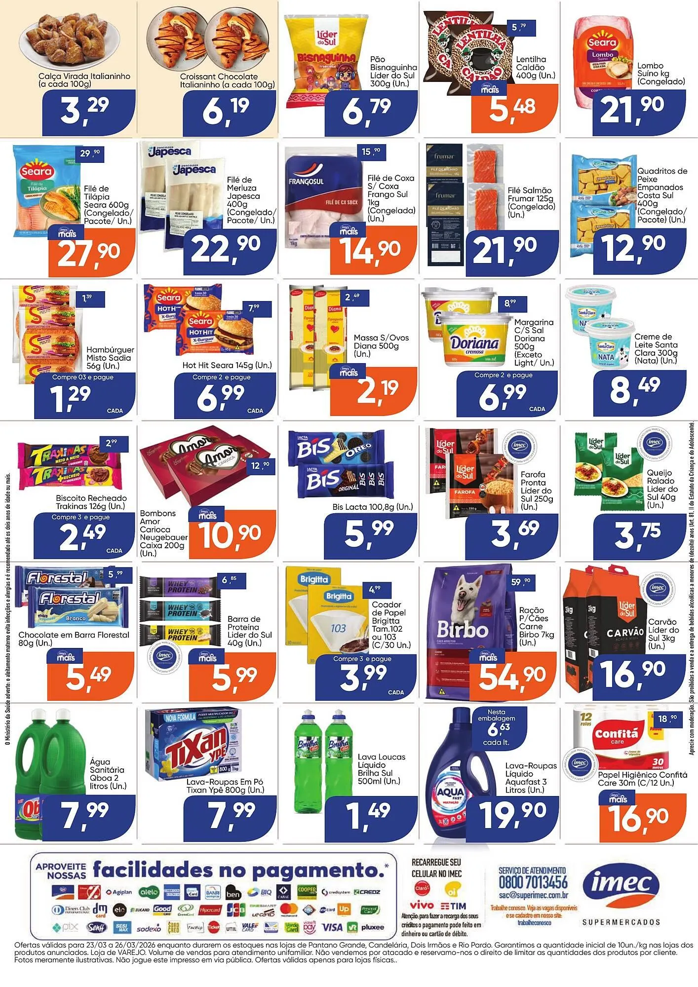 Encarte de Catálogo Imec Supermercados 23 de março até 26 de março 2026 - Pagina 2