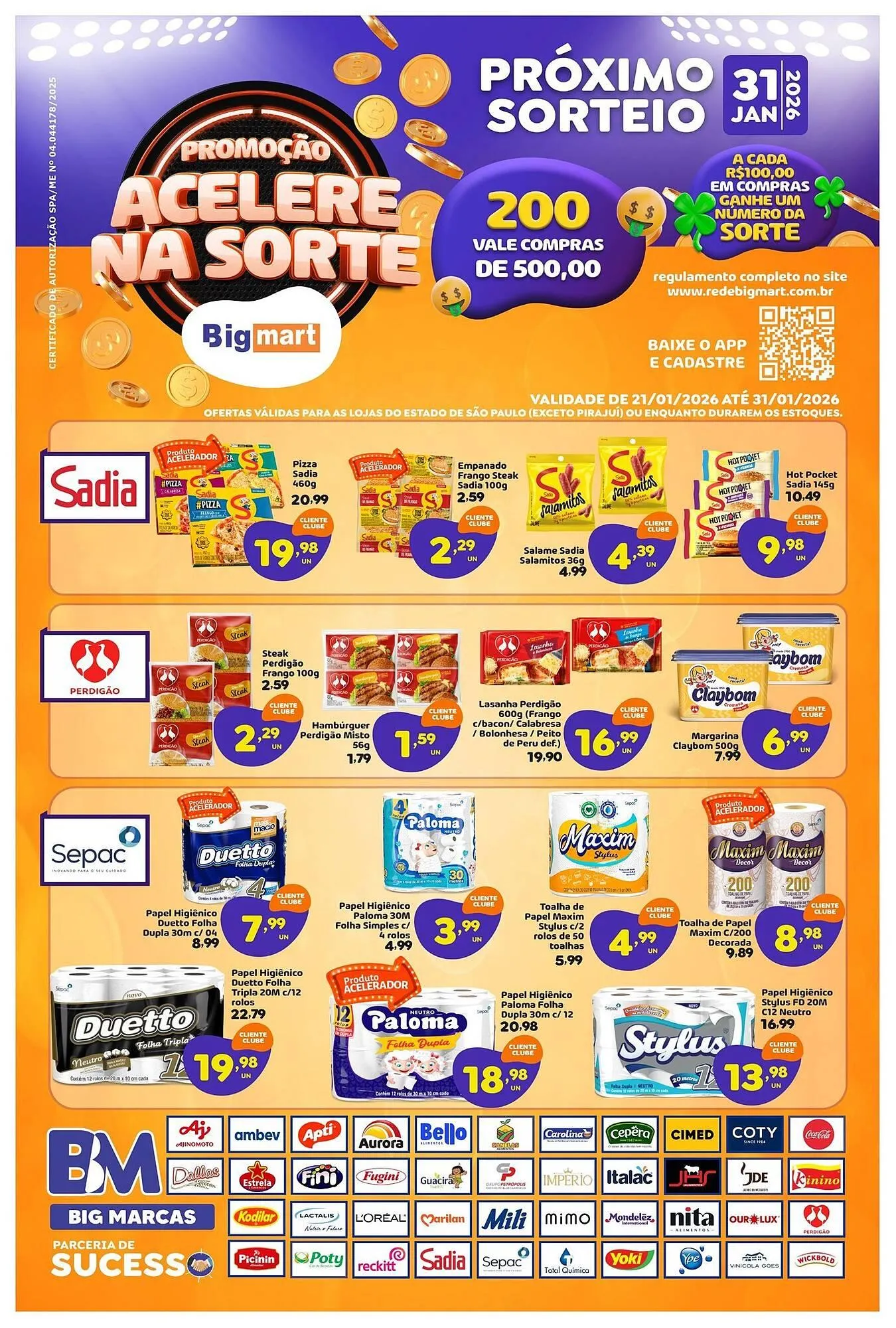 Encarte de Catálogo Bigmart 21 de janeiro até 31 de janeiro 2026 - Pagina 1