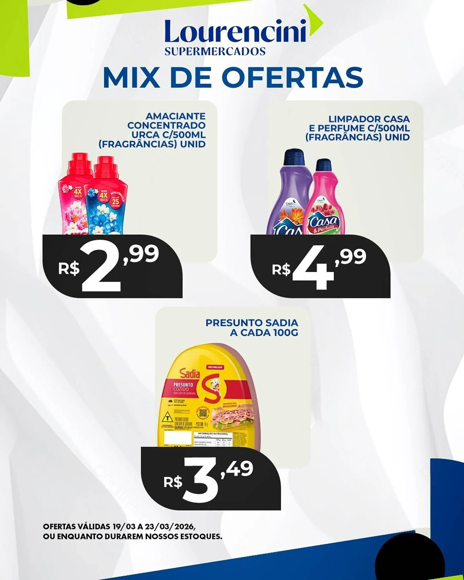 Encarte de Catálogo Lourencini Supermercados 19 de março até 23 de março 2026 - Pagina 2