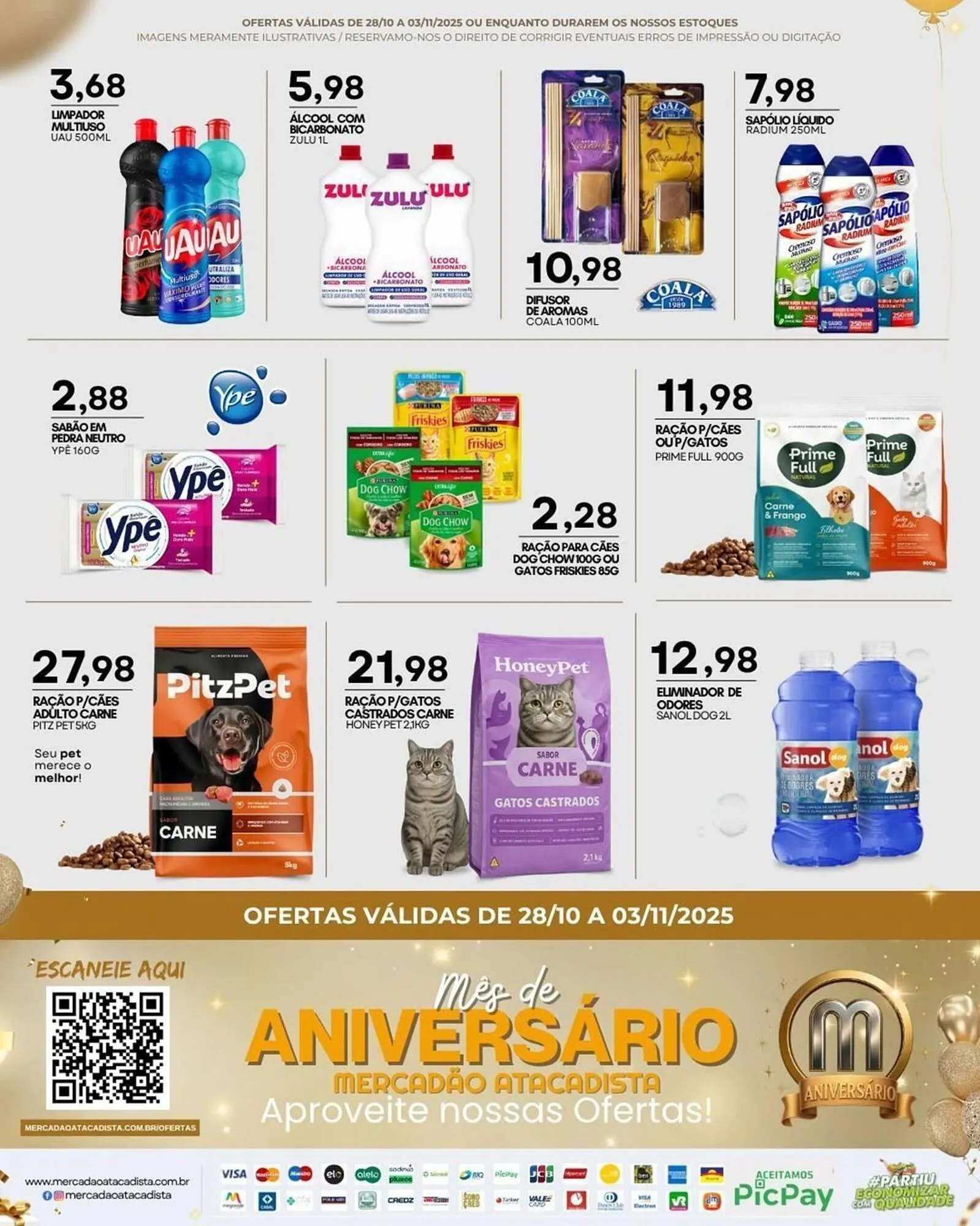 Encarte de Folheto Mercadão Atacadista 30 de outubro até 3 de novembro 2025 - Pagina 8