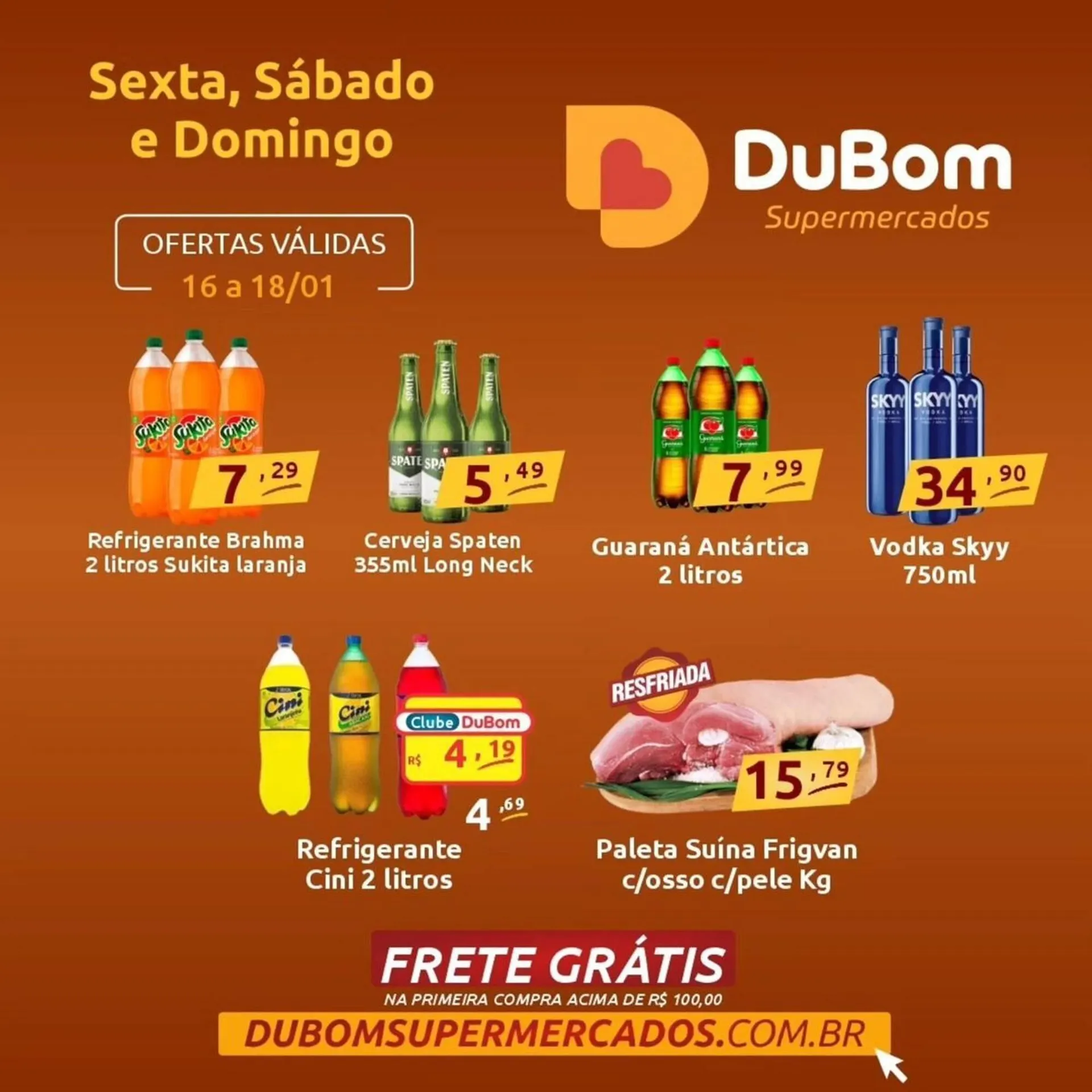 Encarte de Catálogo Dubom Supermercados 16 de janeiro até 18 de janeiro 2026 - Pagina 2