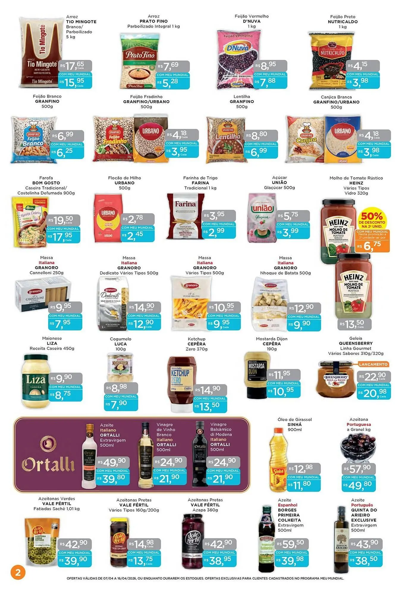 Encarte de Encarte Supermercados Mundial 7 de abril até 16 de abril 2026 - Pagina 2