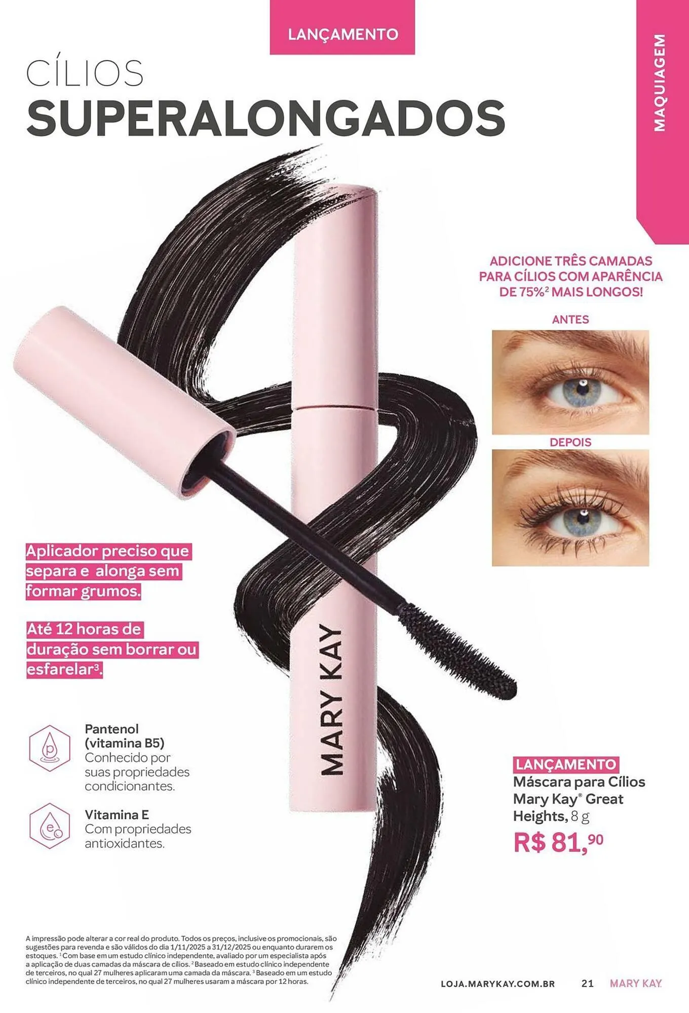 Encarte de Revista Mary Kay 1 de novembro até 31 de dezembro 2025 - Pagina 21