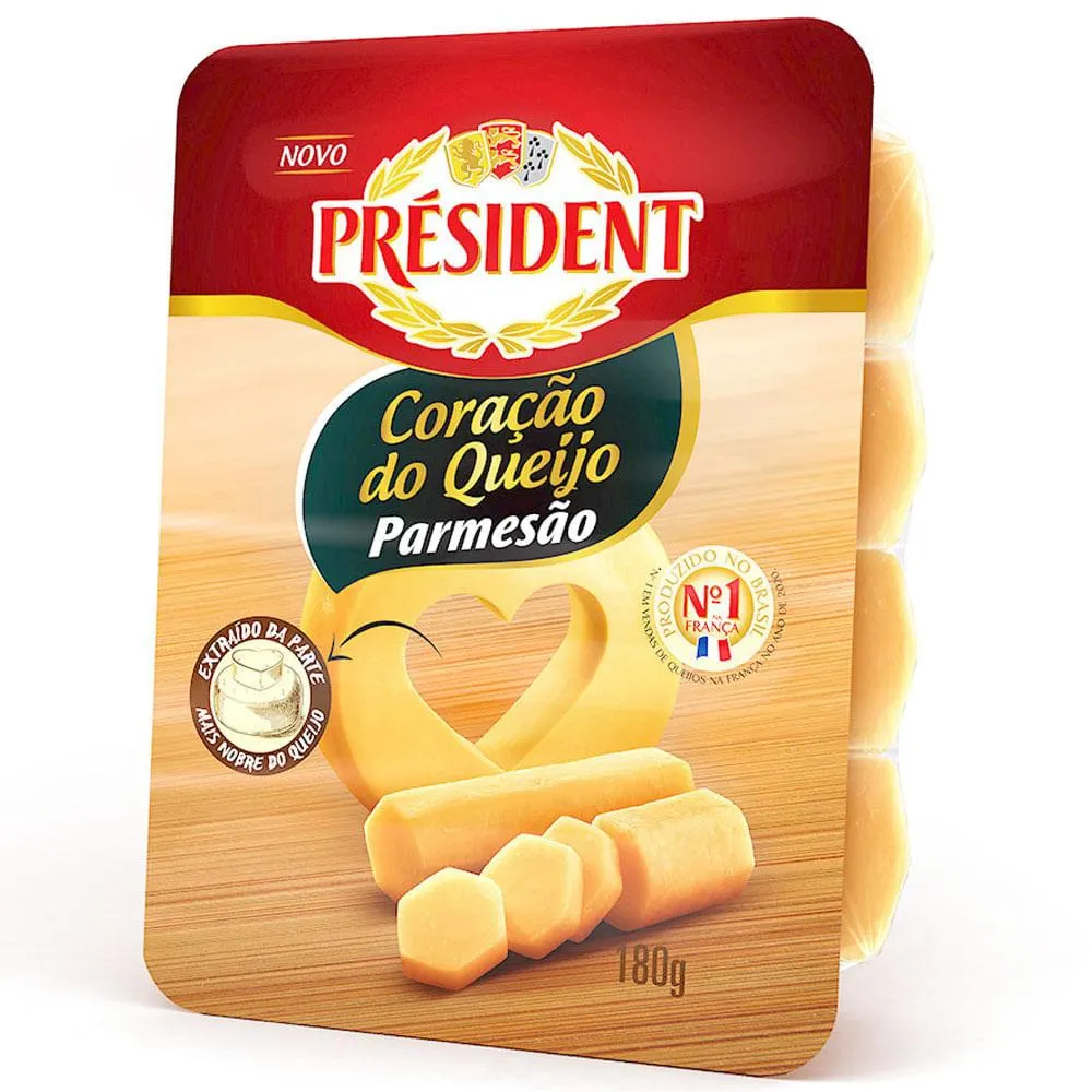 Queijo Parmesão President Cilindro 180g