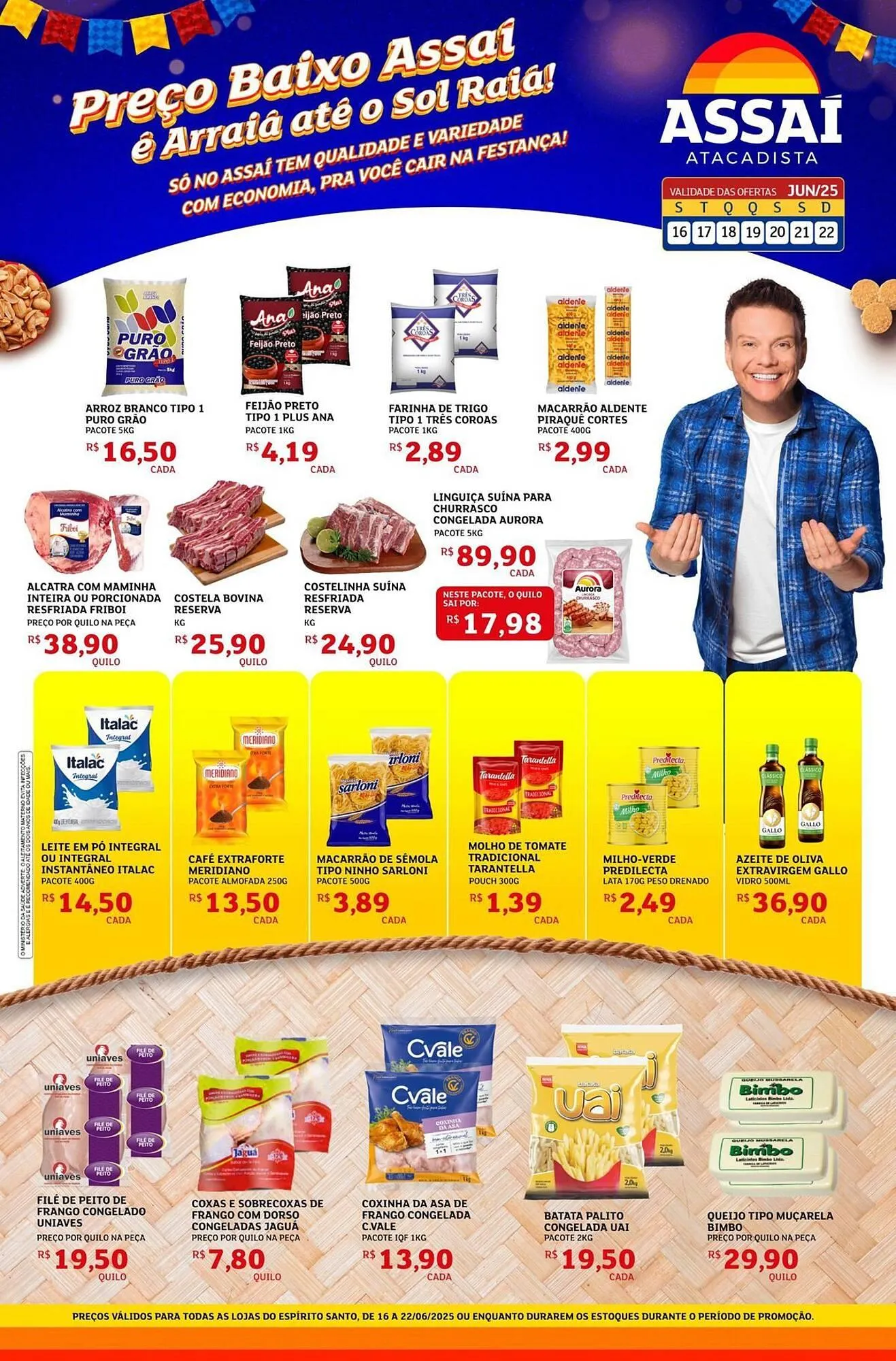 Encarte de Catálogo Assaí Atacadista 16 de junho até 22 de junho 2025 - Pagina 1