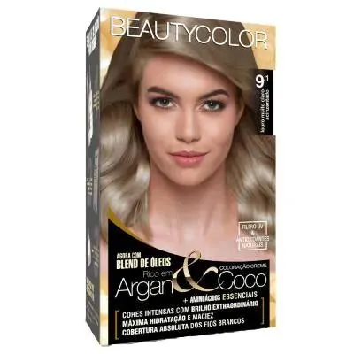 Tintura BeautyColor 9.1 Louro Muito Claro Acinzentado