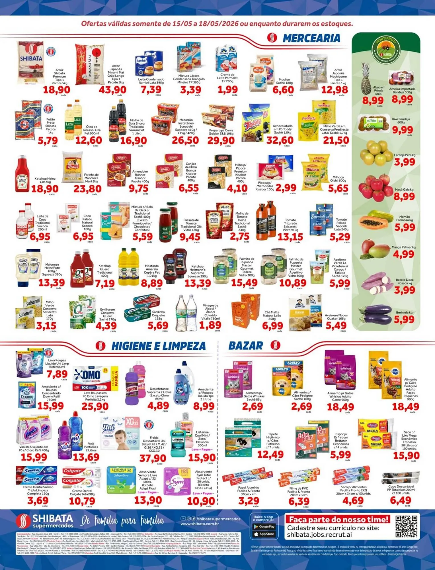 Encarte de Folheto Shibata Supermercados 15 de maio até 18 de maio 2026 - Pagina 2