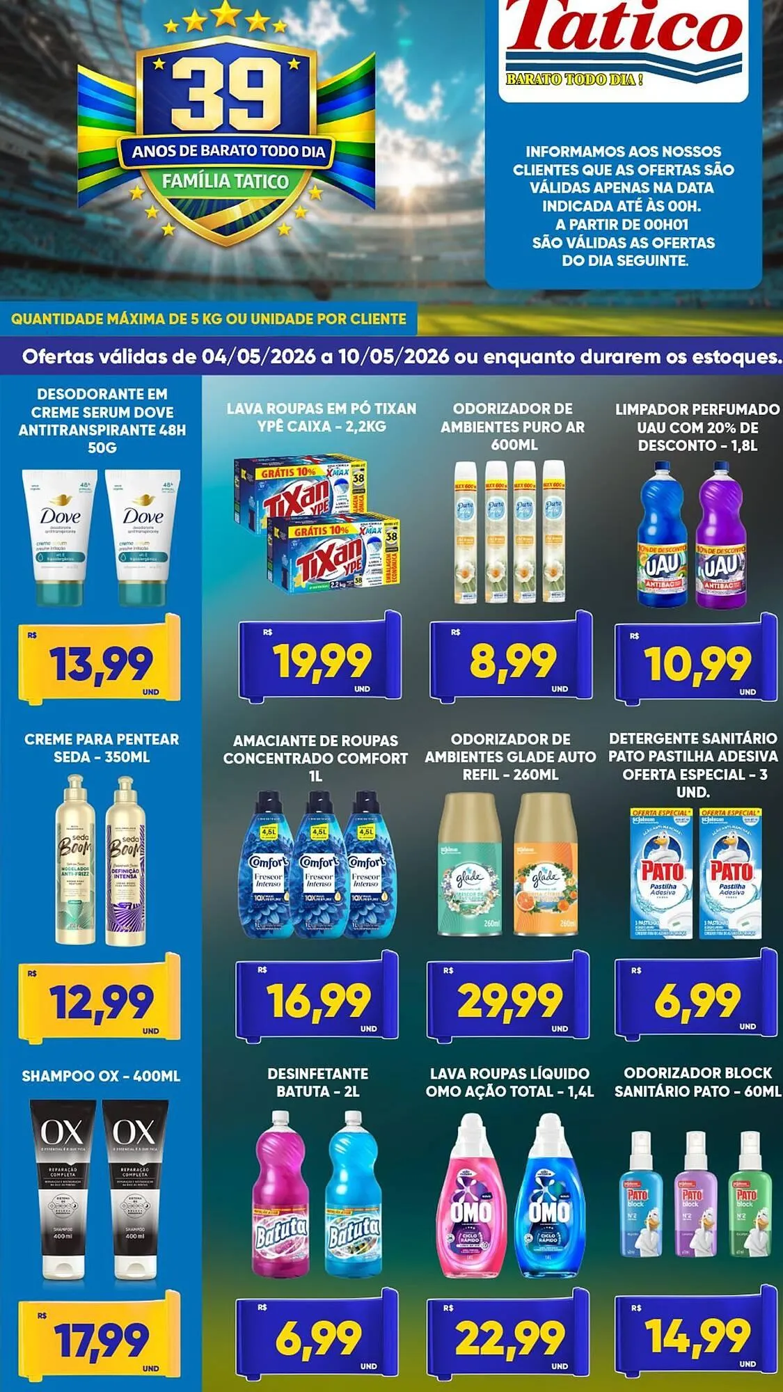 Encarte de Tabloide Tatico 4 de maio até 10 de maio 2026 - Pagina 8