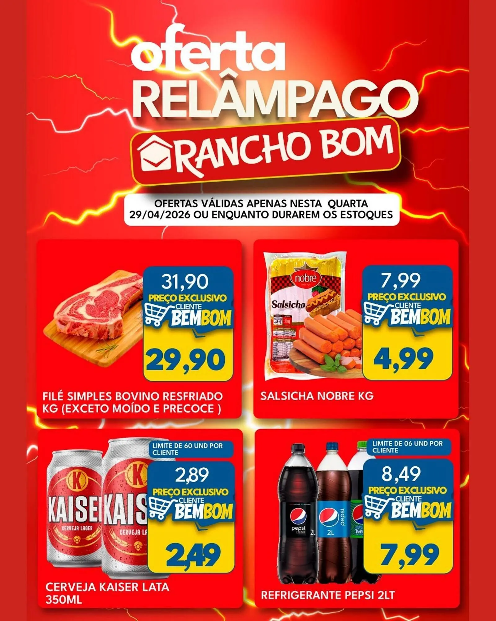 Encarte de Catálogo Rancho Bom Supermercados 1 de setembro até 1 de novembro 2026 - Pagina 1