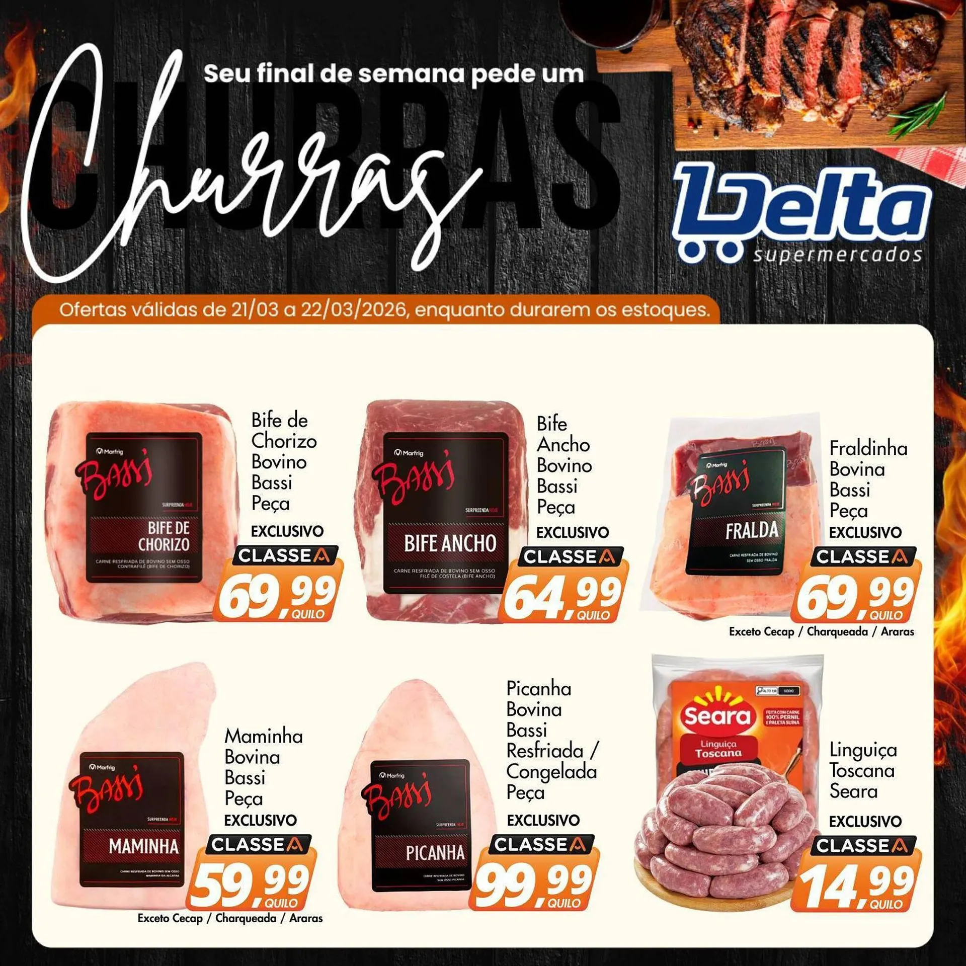 Encarte de Catálogo Delta Supermercados 21 de março até 22 de março 2026 - Pagina 1