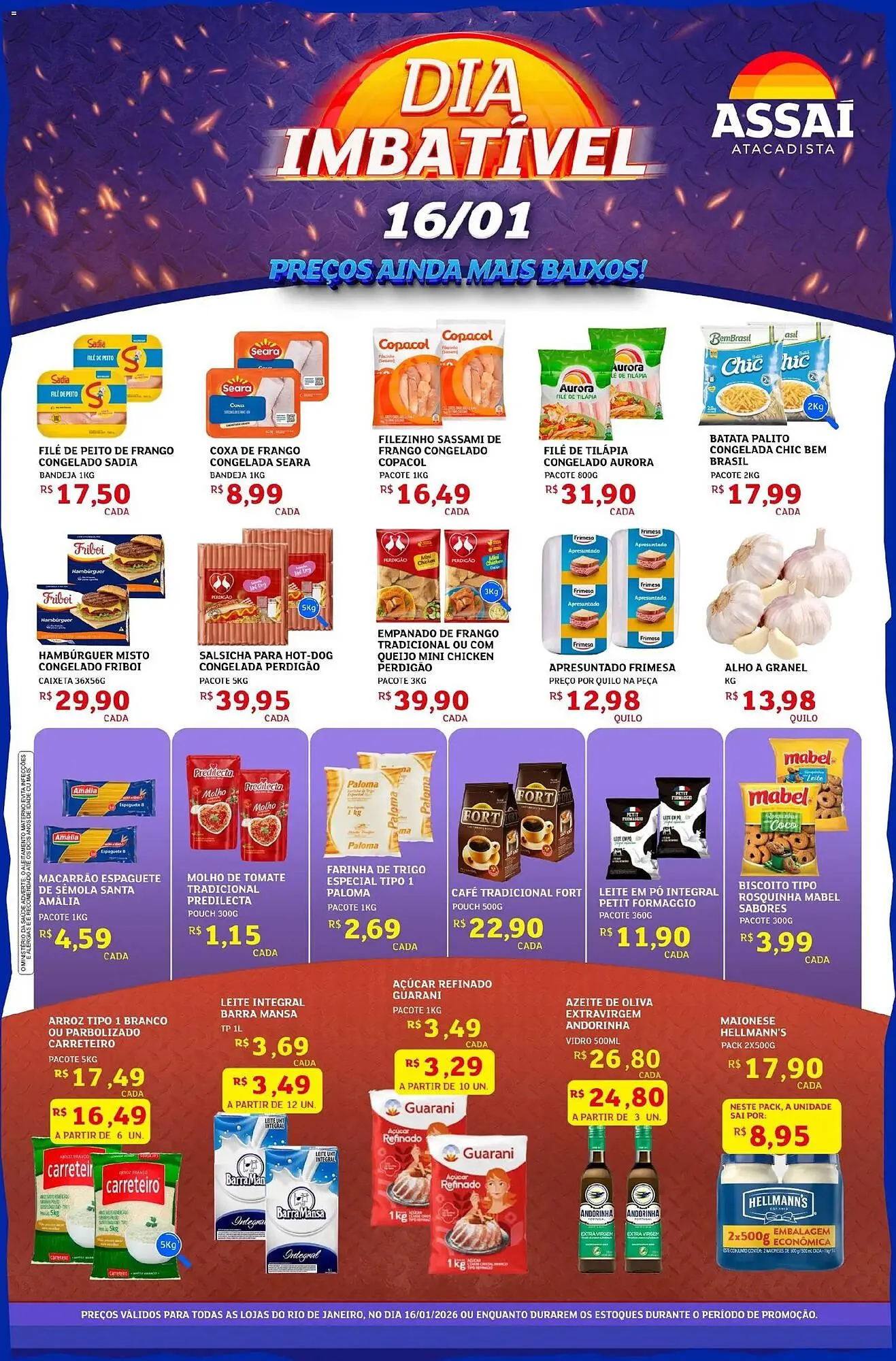 Encarte de Encarte Assaí Atacadista 16 de janeiro até 16 de janeiro 2026 - Pagina 1