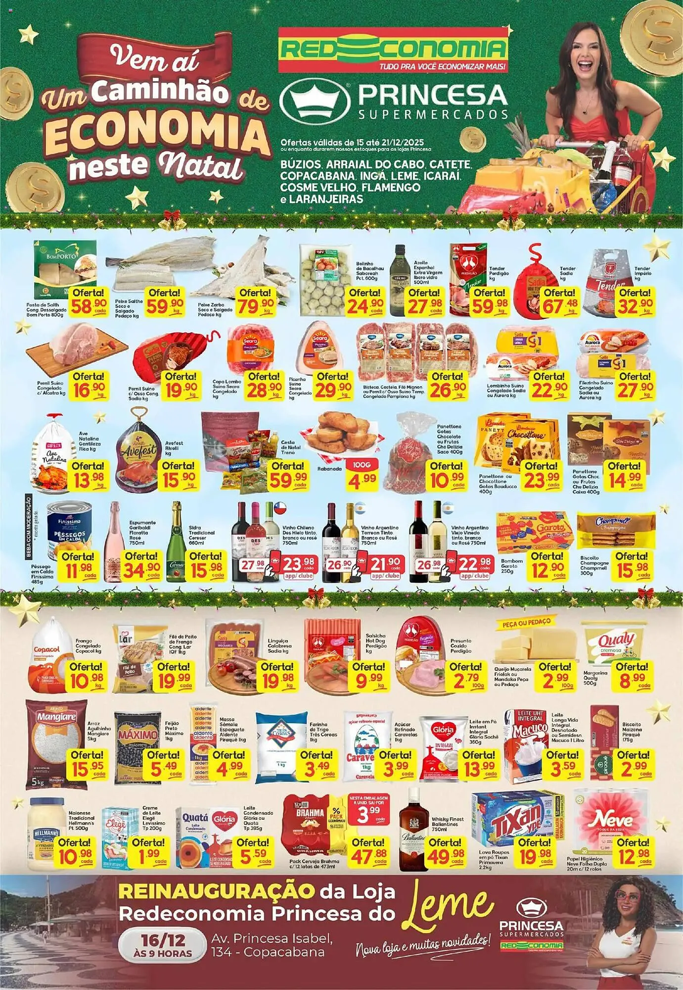 Encarte de Encarte Supermercados Princesa 15 de dezembro até 21 de dezembro 2025 - Pagina 1