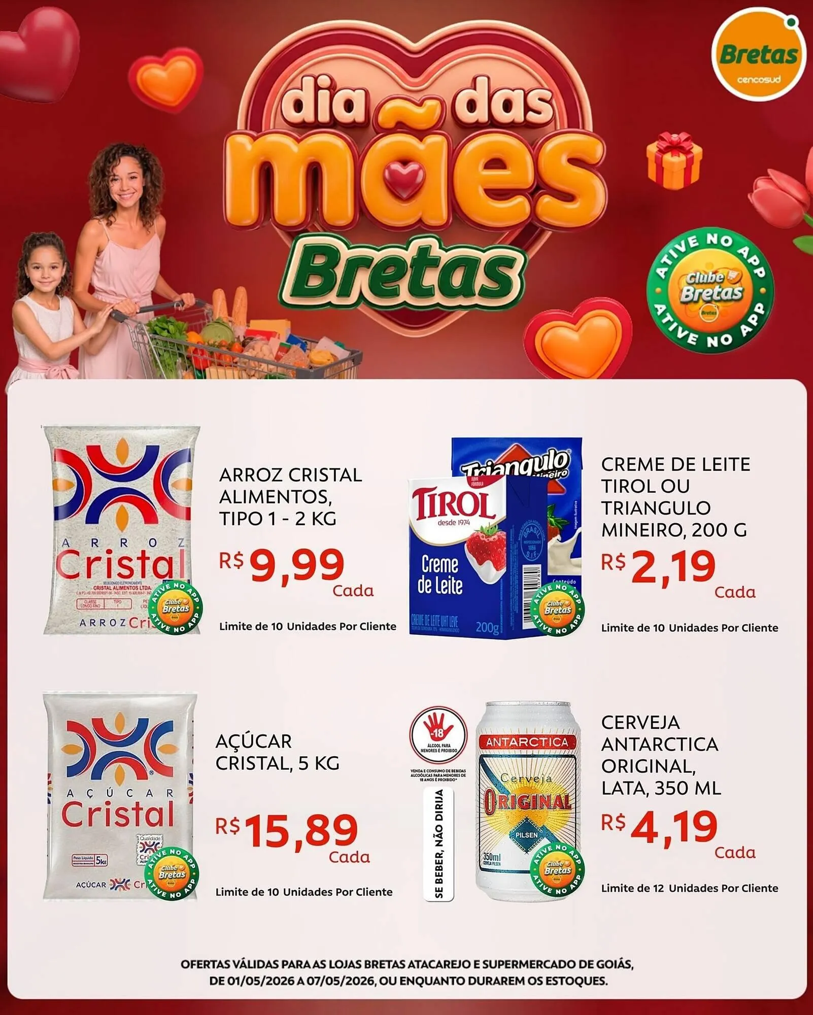 Encarte de Catálogo Supermercados Bretas 1 de maio até 7 de maio 2026 - Pagina 4