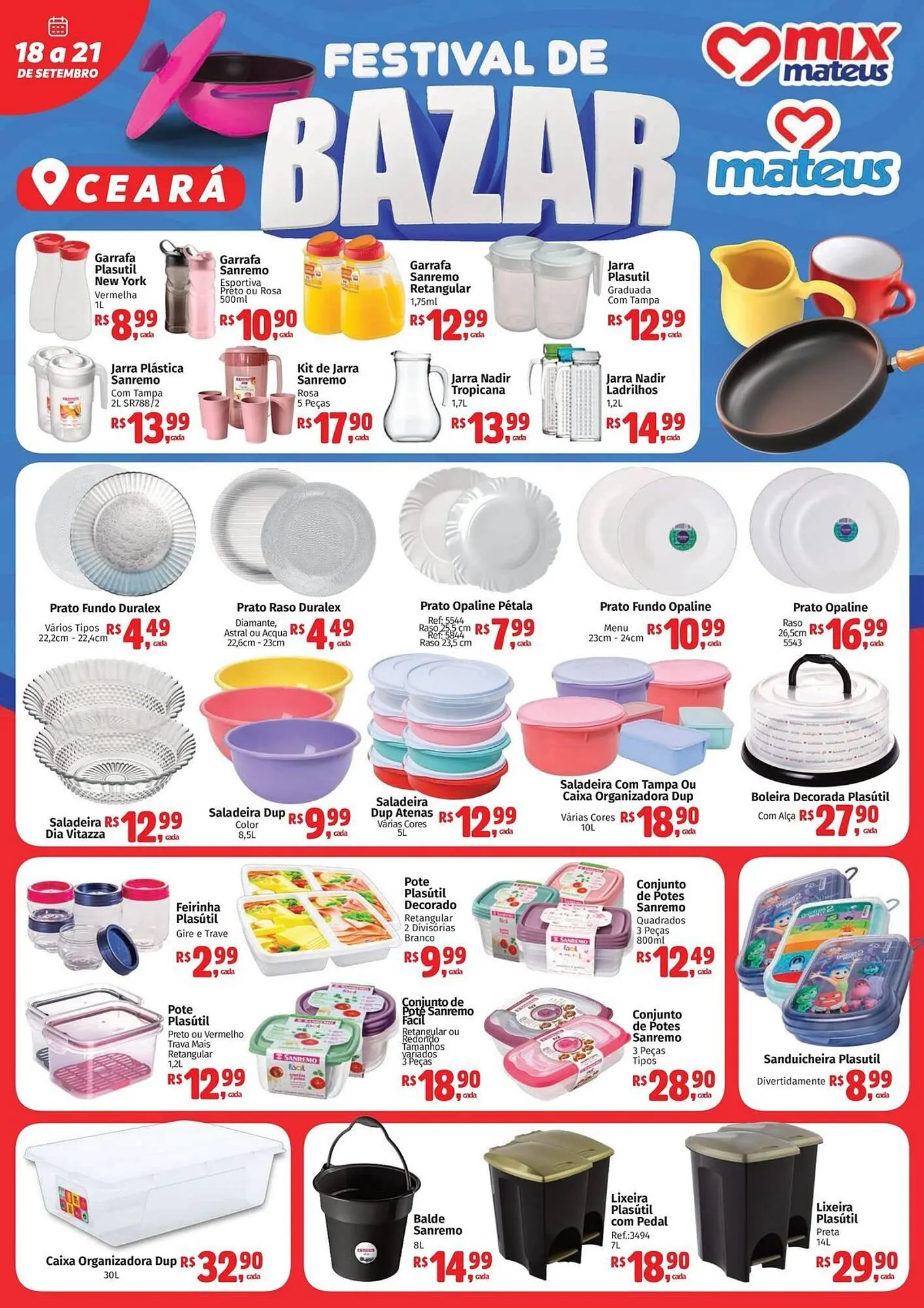 Encarte de Catálogo Supermercados Mateus 18 de setembro até 21 de setembro 2025 - Pagina 1