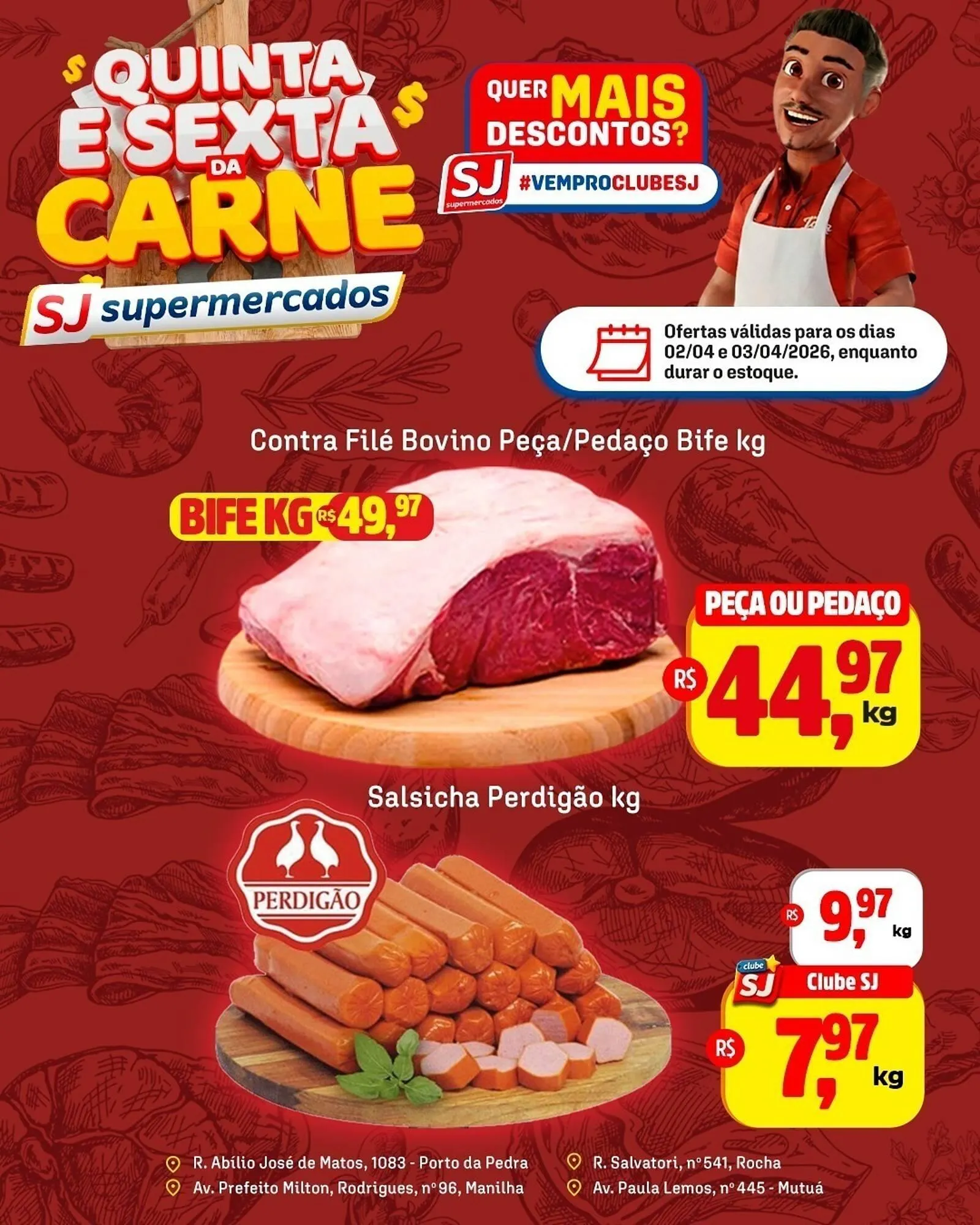 Encarte de Encarte Sj Supermercados 2 de abril até 3 de abril 2026 - Pagina 1