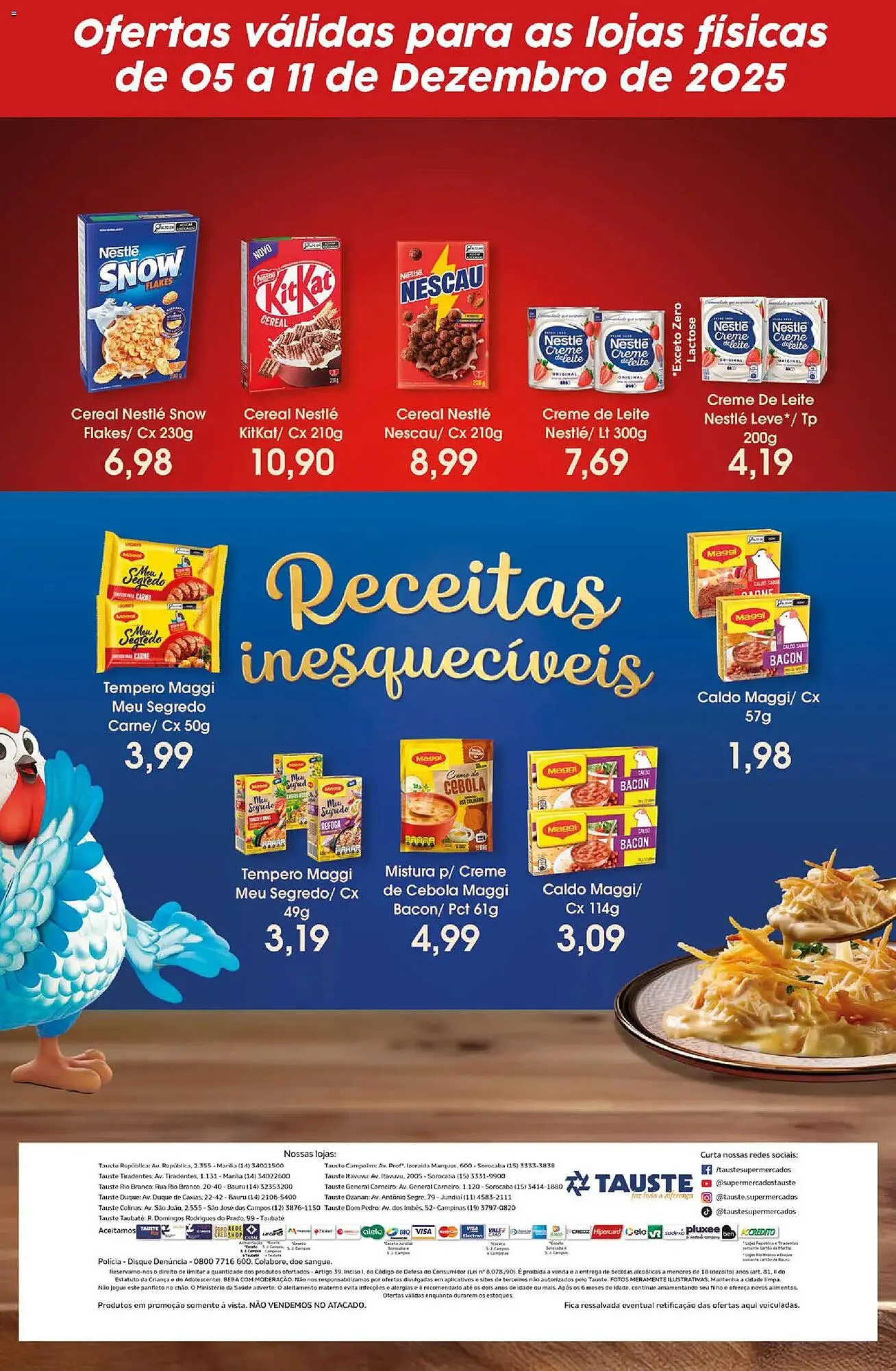 Encarte de Catálogo Supermercados Tauste 5 de dezembro até 12 de dezembro 2025 - Pagina 2