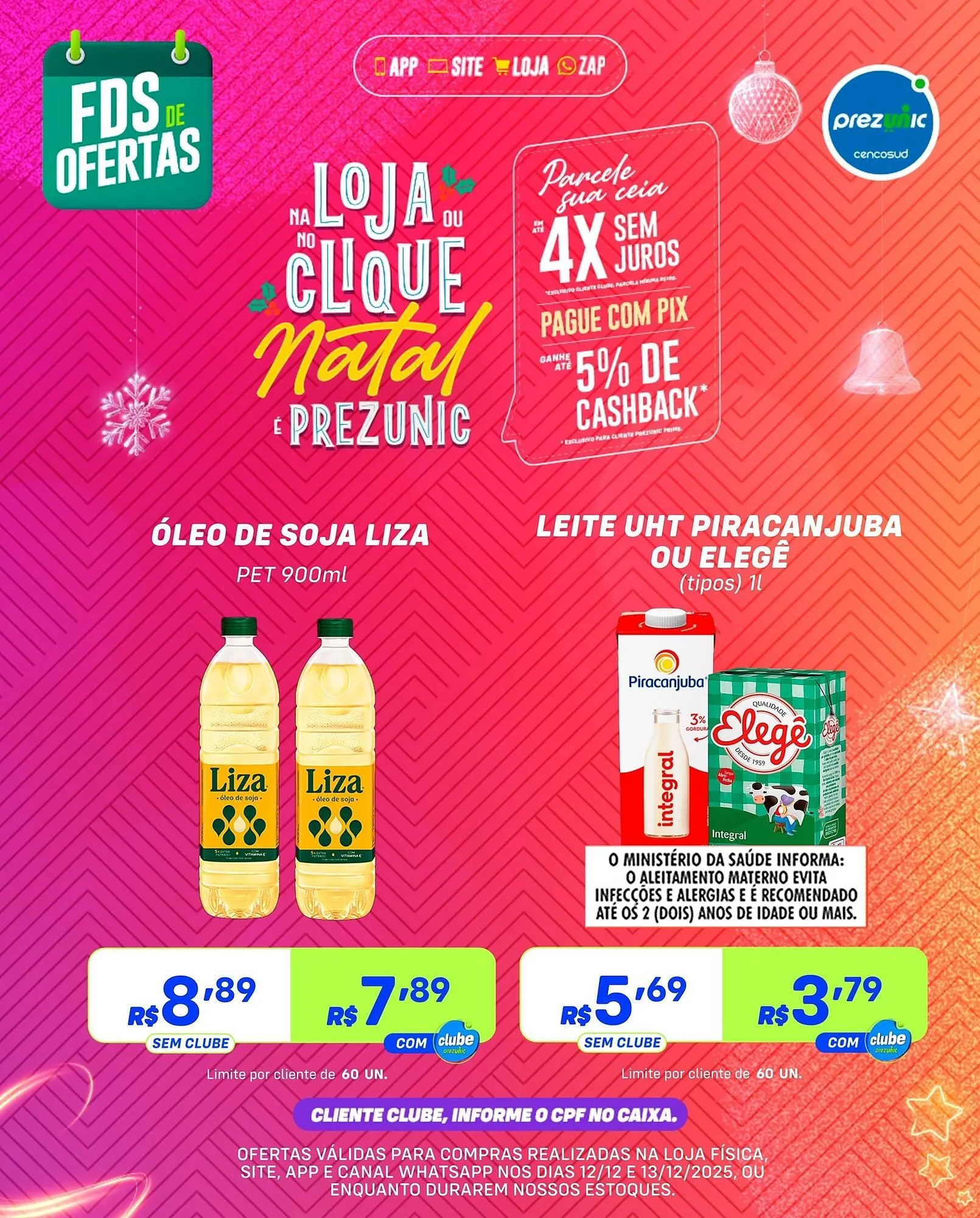 Encarte de Encarte Prezunic 12 de dezembro até 13 de dezembro 2025 - Pagina 5