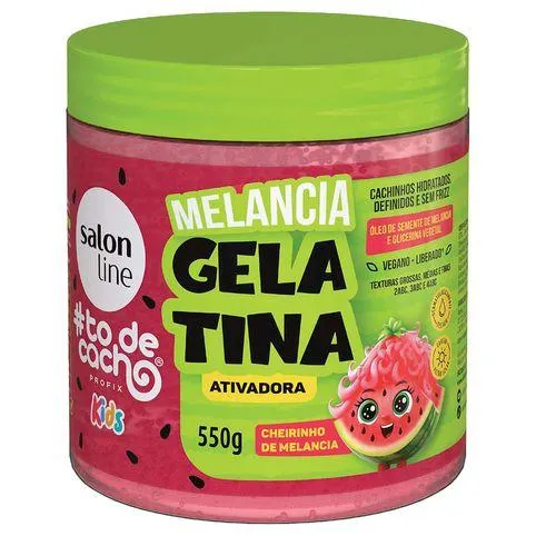 Gelatina Ativadora Salon Line #Todecacho Melancia 550g