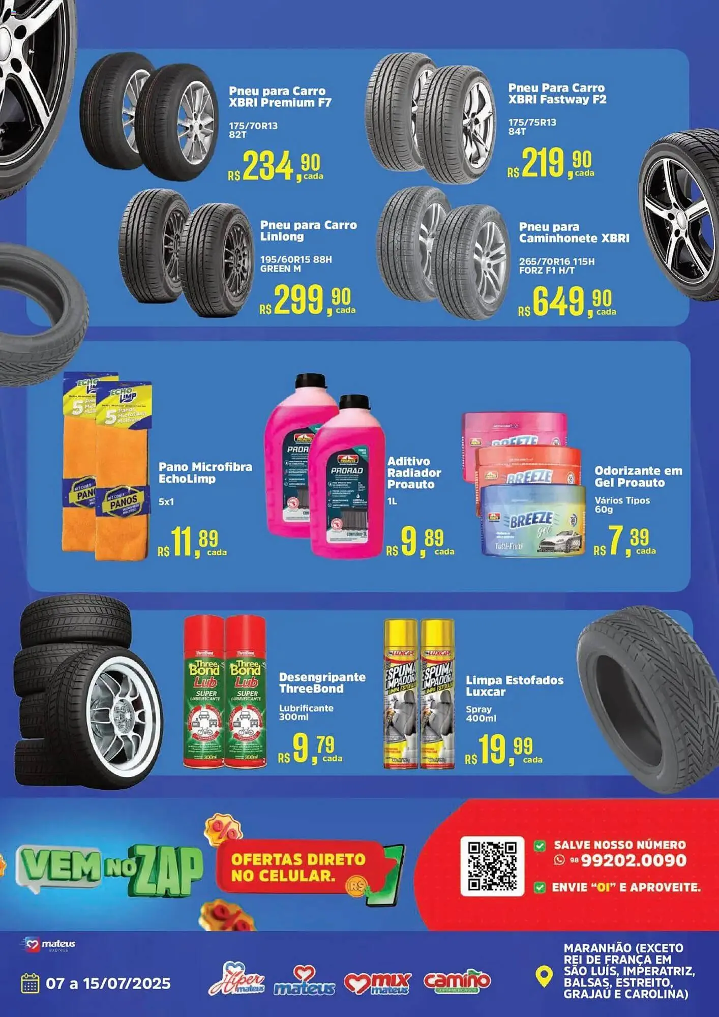 Encarte de Catálogo Supermercados Mateus 7 de julho até 15 de julho 2025 - Pagina 2