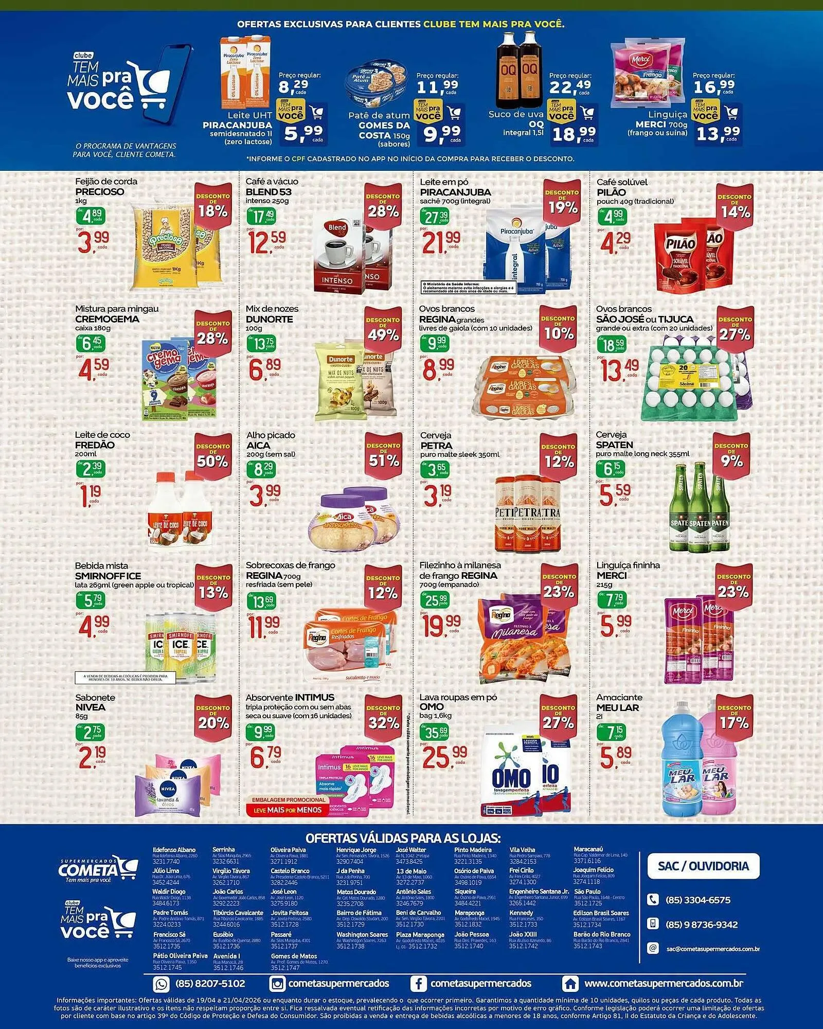 Encarte de Encarte Cometa Supermercados 19 de abril até 21 de abril 2026 - Pagina 2