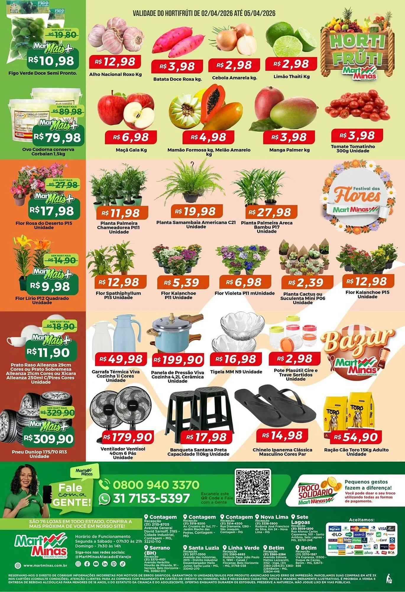 Encarte de Folheto Mart Minas 3 de abril até 8 de abril 2026 - Pagina 8