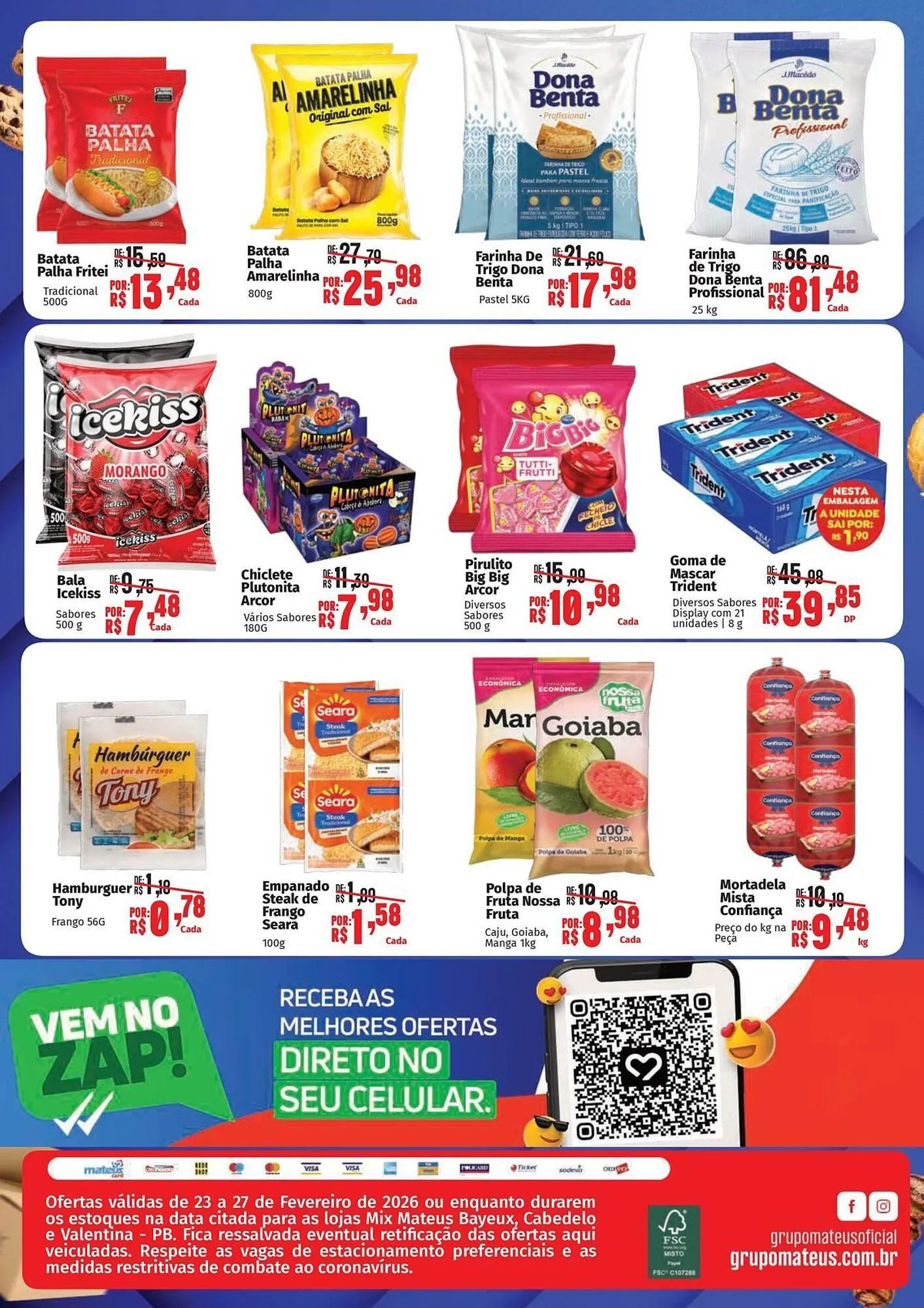 Encarte de Catálogo Supermercados Mateus 23 de fevereiro até 27 de fevereiro 2026 - Pagina 2