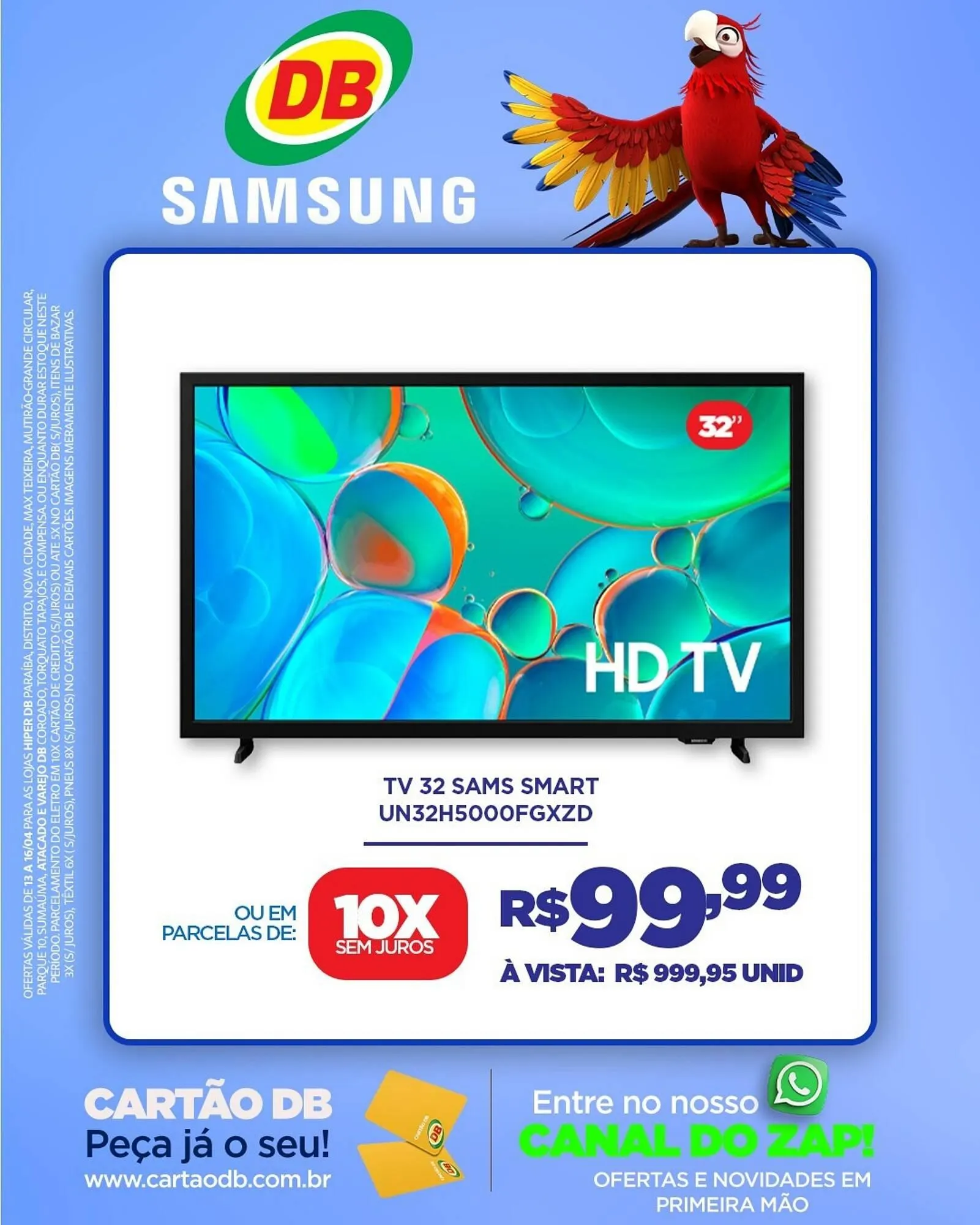 Encarte de Catálogo DB Supermercados 13 de abril até 16 de abril 2026 - Pagina 1