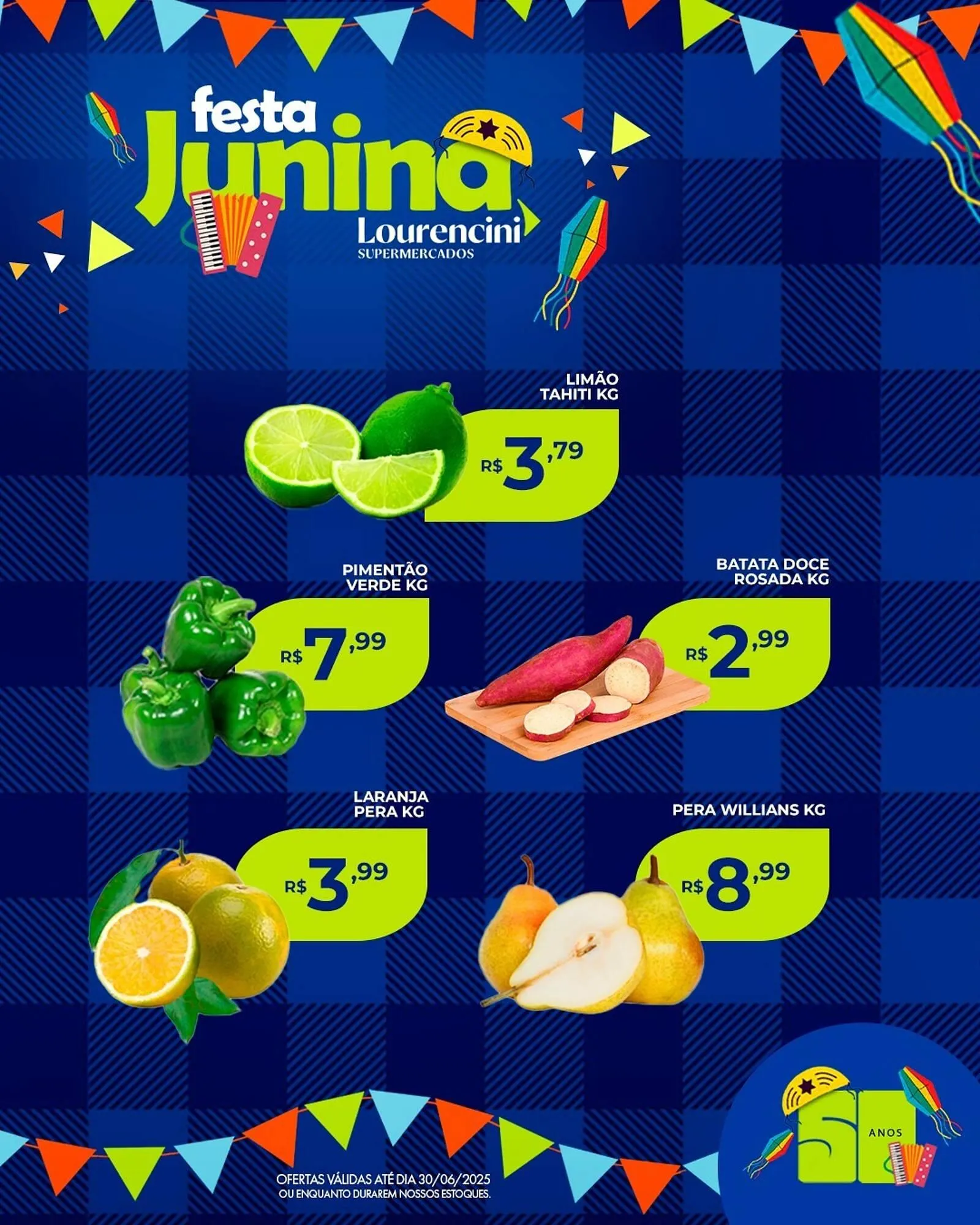 Encarte de Catálogo Lourencini Supermercados 27 de junho até 30 de junho 2025 - Pagina 2
