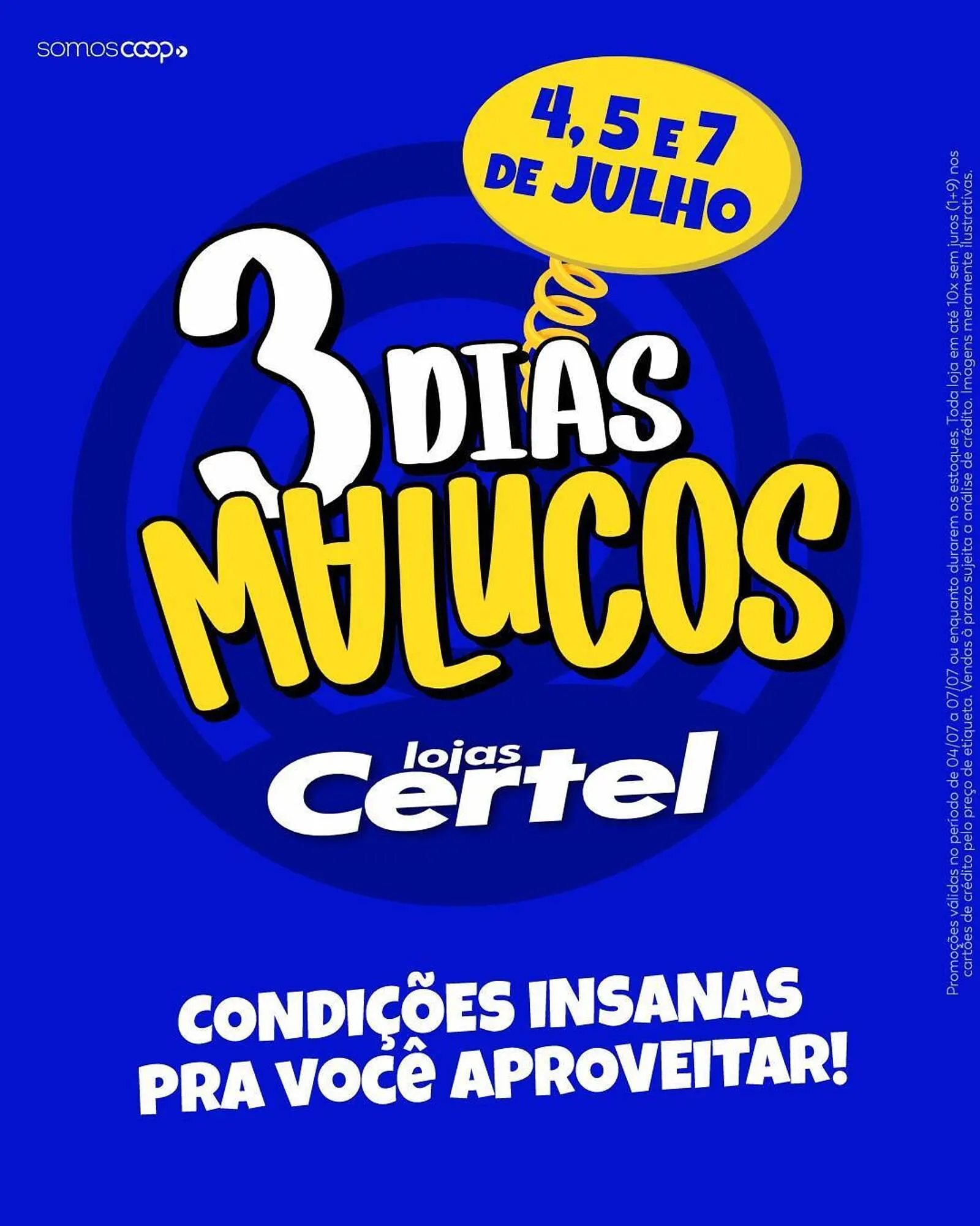 Encarte de Catálogo Lojas Certel 4 de julho até 7 de julho 2025 - Pagina 1