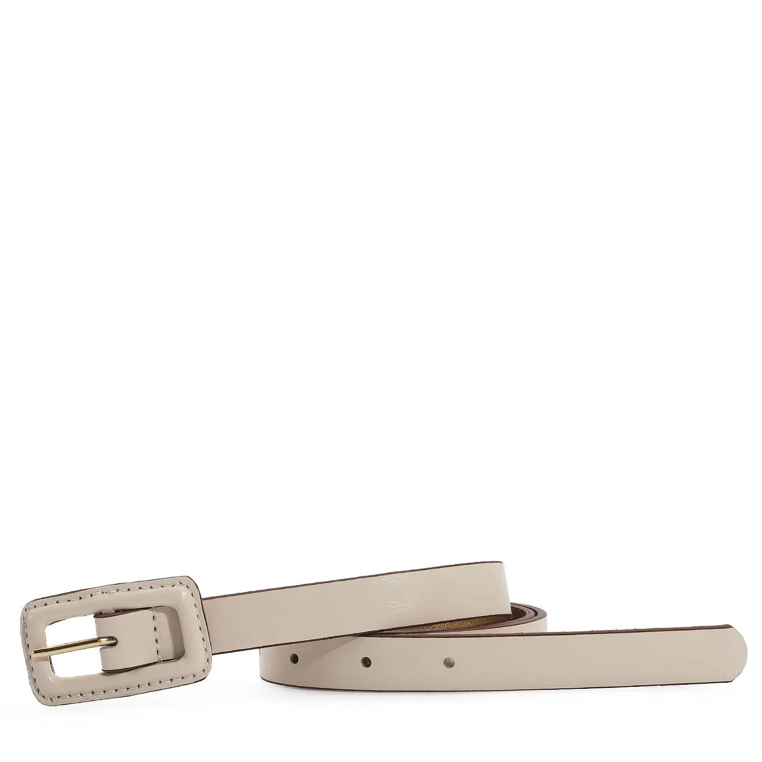 Cinto Couro Off White