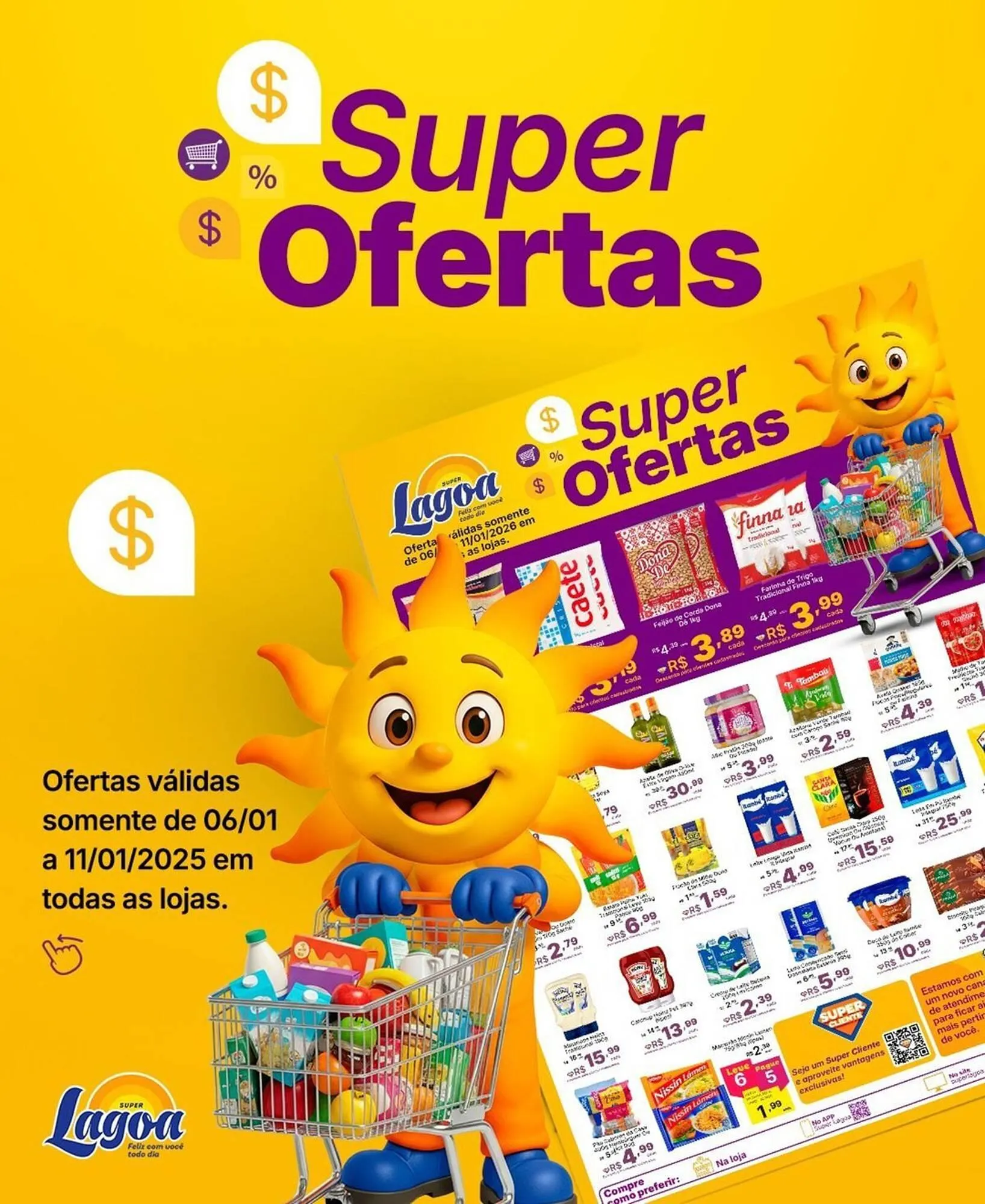Encarte de Encarte Super Lagoa 6 de janeiro até 11 de janeiro 2026 - Pagina 1