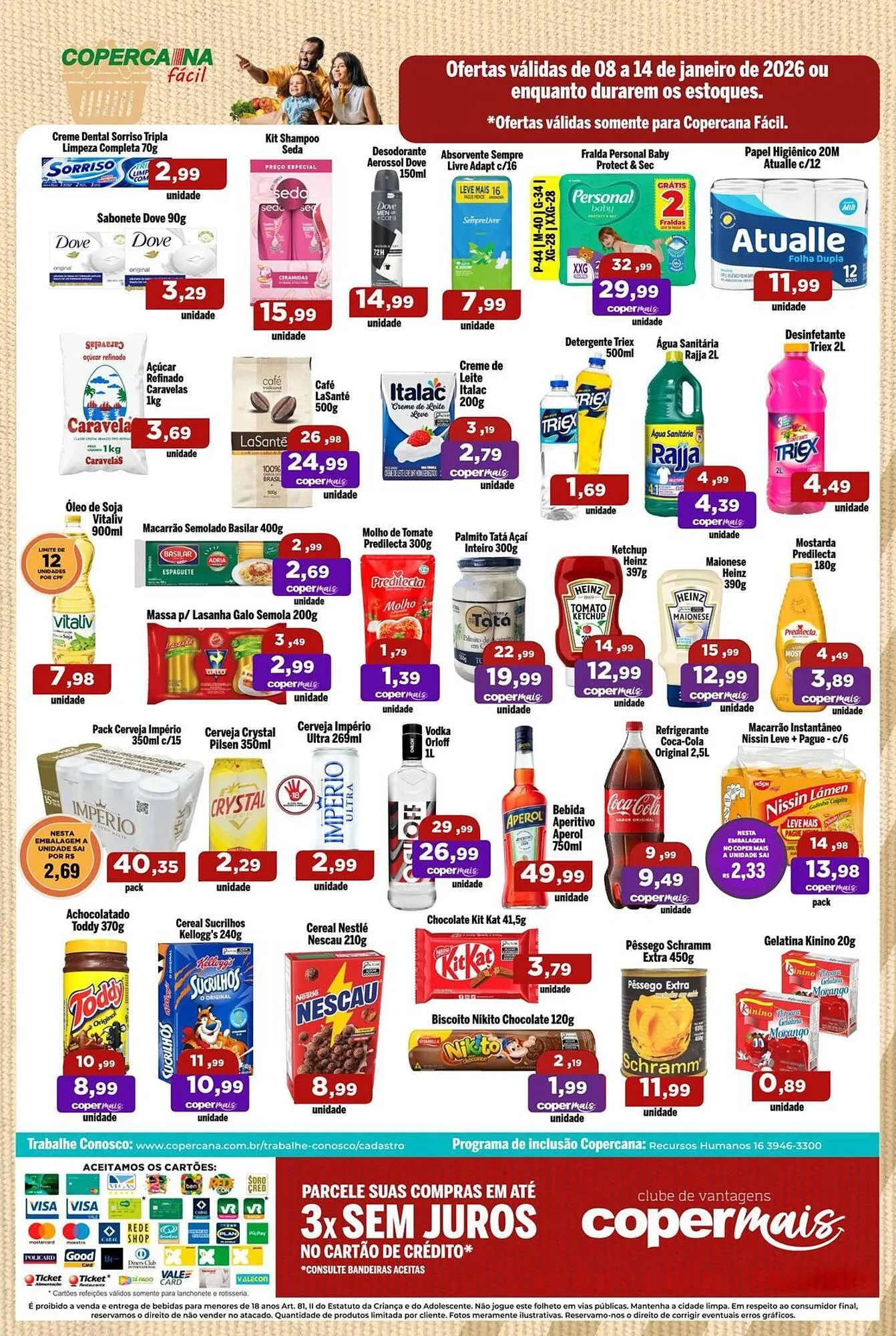 Encarte de Tabloide Copercana 8 de janeiro até 14 de janeiro 2026 - Pagina 2