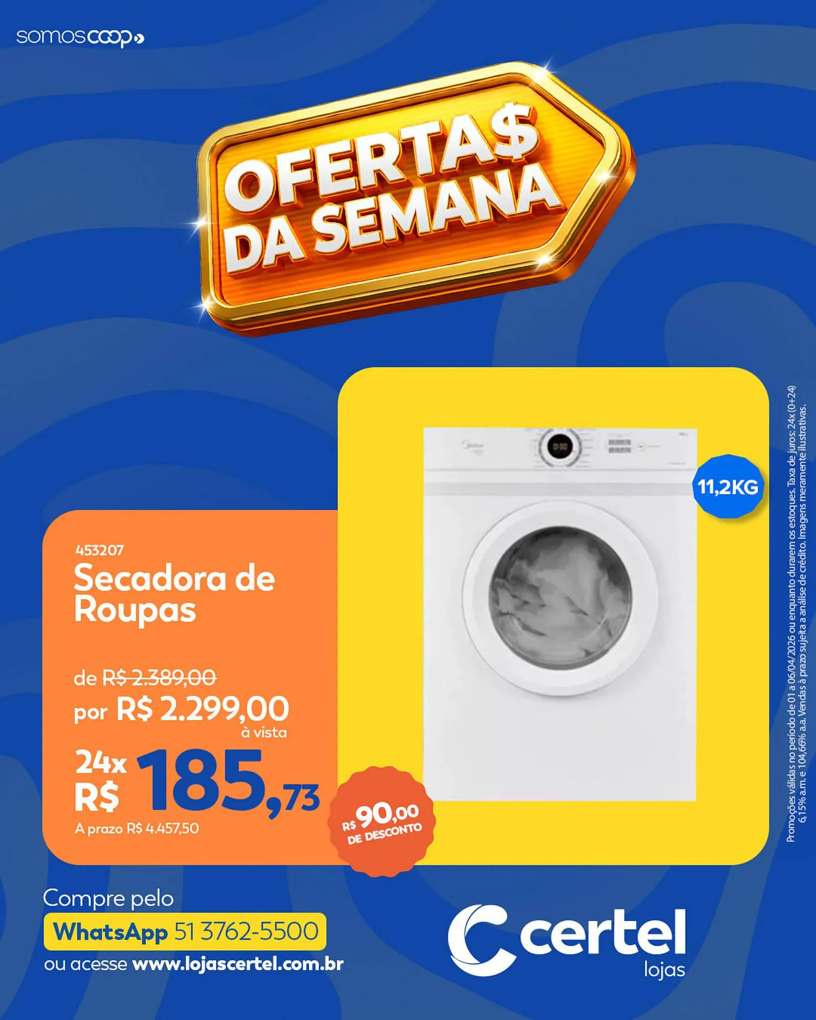 Encarte de Folheto Lojas Certel 1 de abril até 6 de abril 2026 - Pagina 2