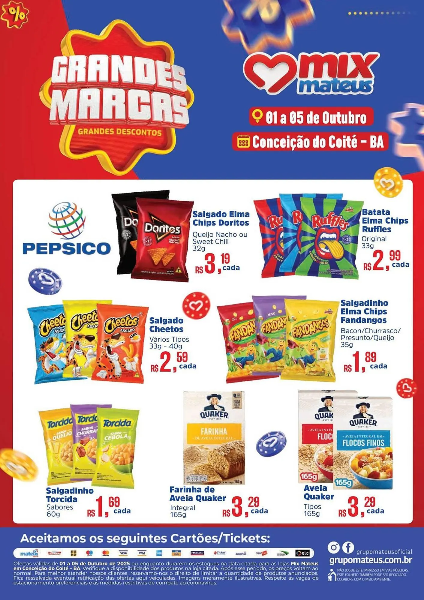 Encarte de Catálogo Supermercados Mateus 1 de outubro até 5 de outubro 2025 - Pagina 1