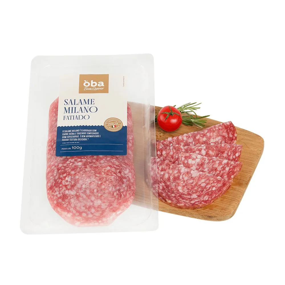 Salame Oba Bem Querer Milano Italiano 100g | Oba Hortifruti