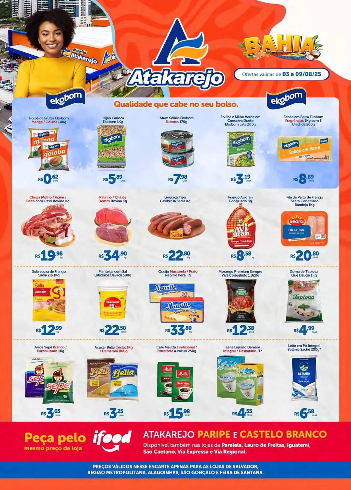 Encarte de Catálogo Atakarejo 3 de agosto até 9 de agosto 2025 - Pagina 1