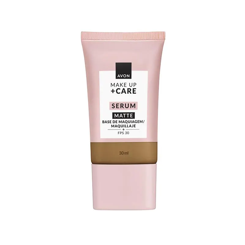 Tratamake Avon Makeup+Care Base Serum Acabamento Matte Fps 30