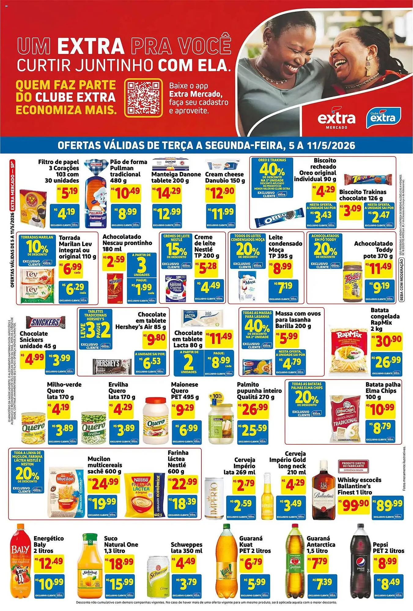 Encarte de Encarte Mercado Extra 5 de maio até 11 de maio 2026 - Pagina 1