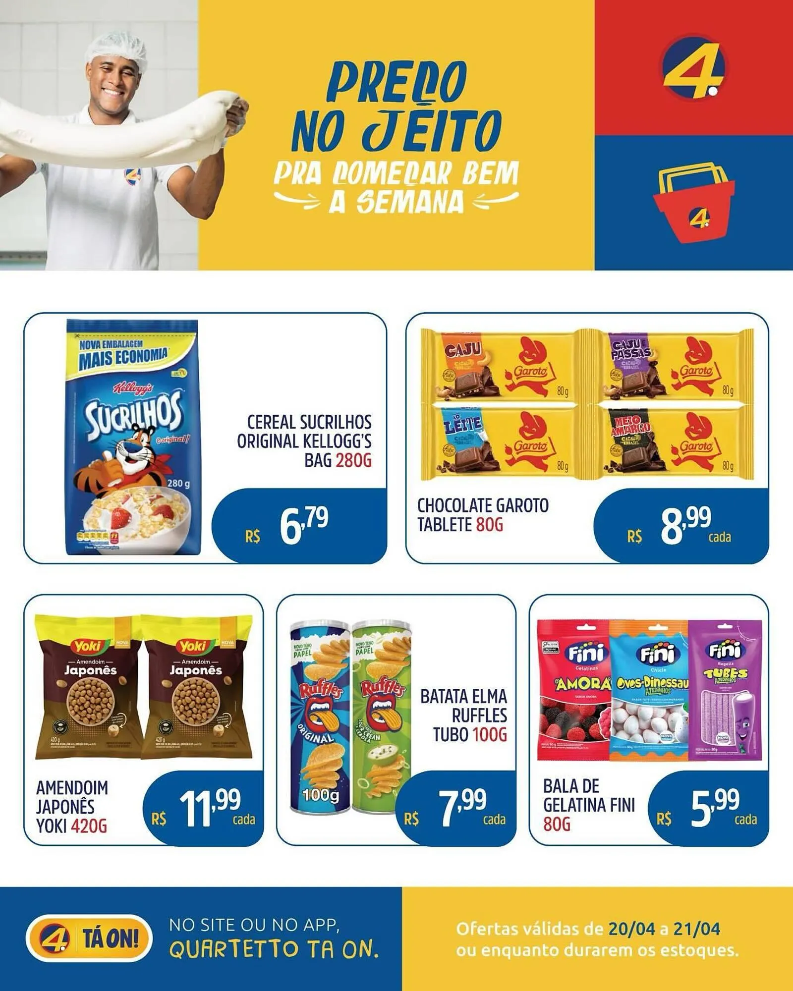 Encarte de Catálogo Quartetto Supermercados 20 de abril até 21 de abril 2026 - Pagina 5