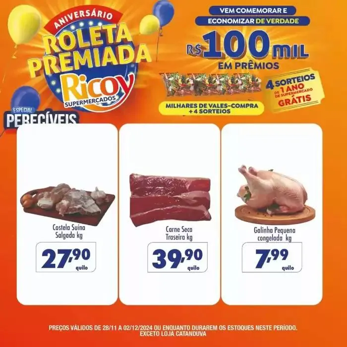 Encarte de Encarte Ricoy Supermercados 29 de novembro até 2 de dezembro 2024 - Pagina 1