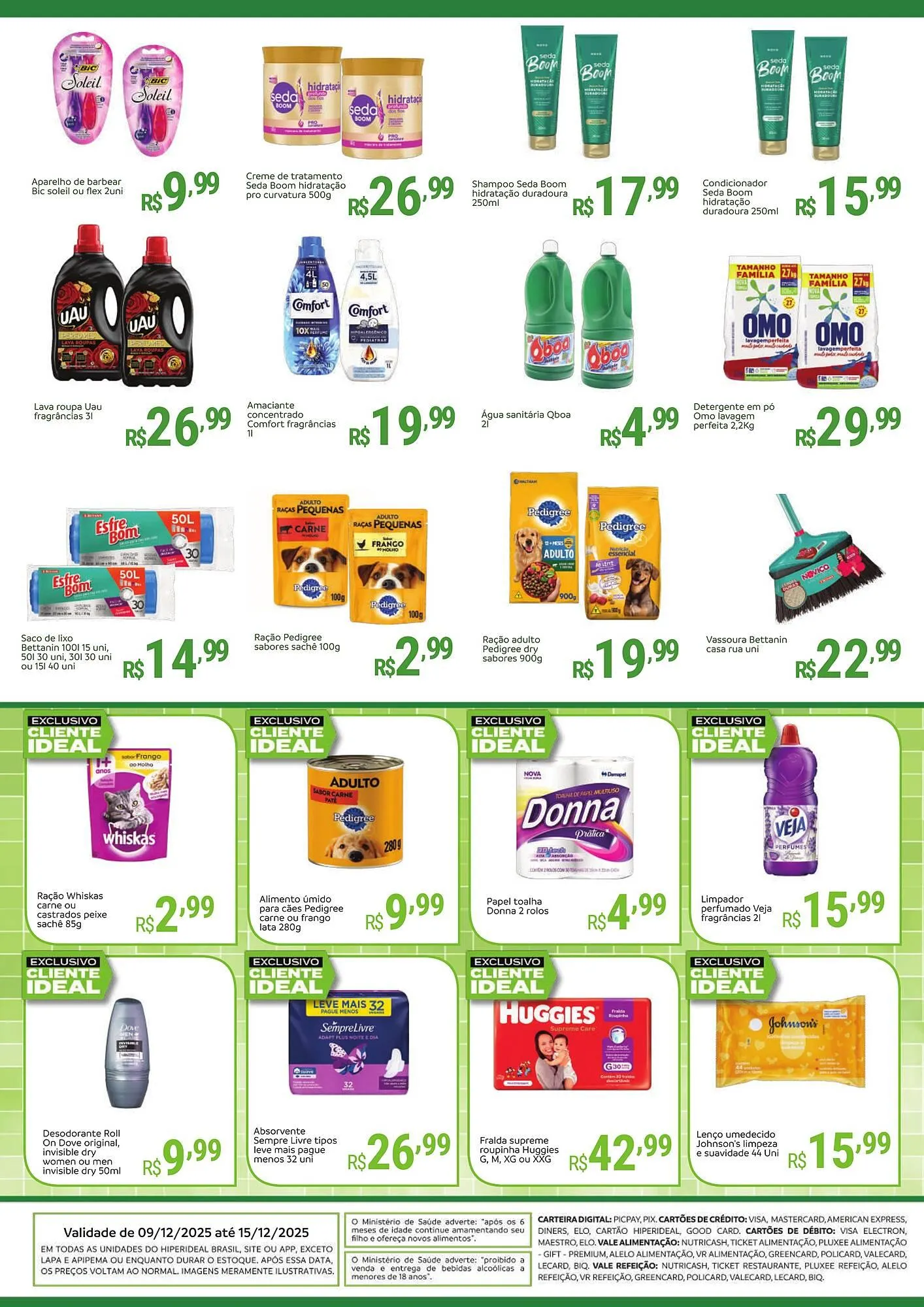 Encarte de Catálogo Hiperideal Supermercados 9 de dezembro até 15 de dezembro 2025 - Pagina 4