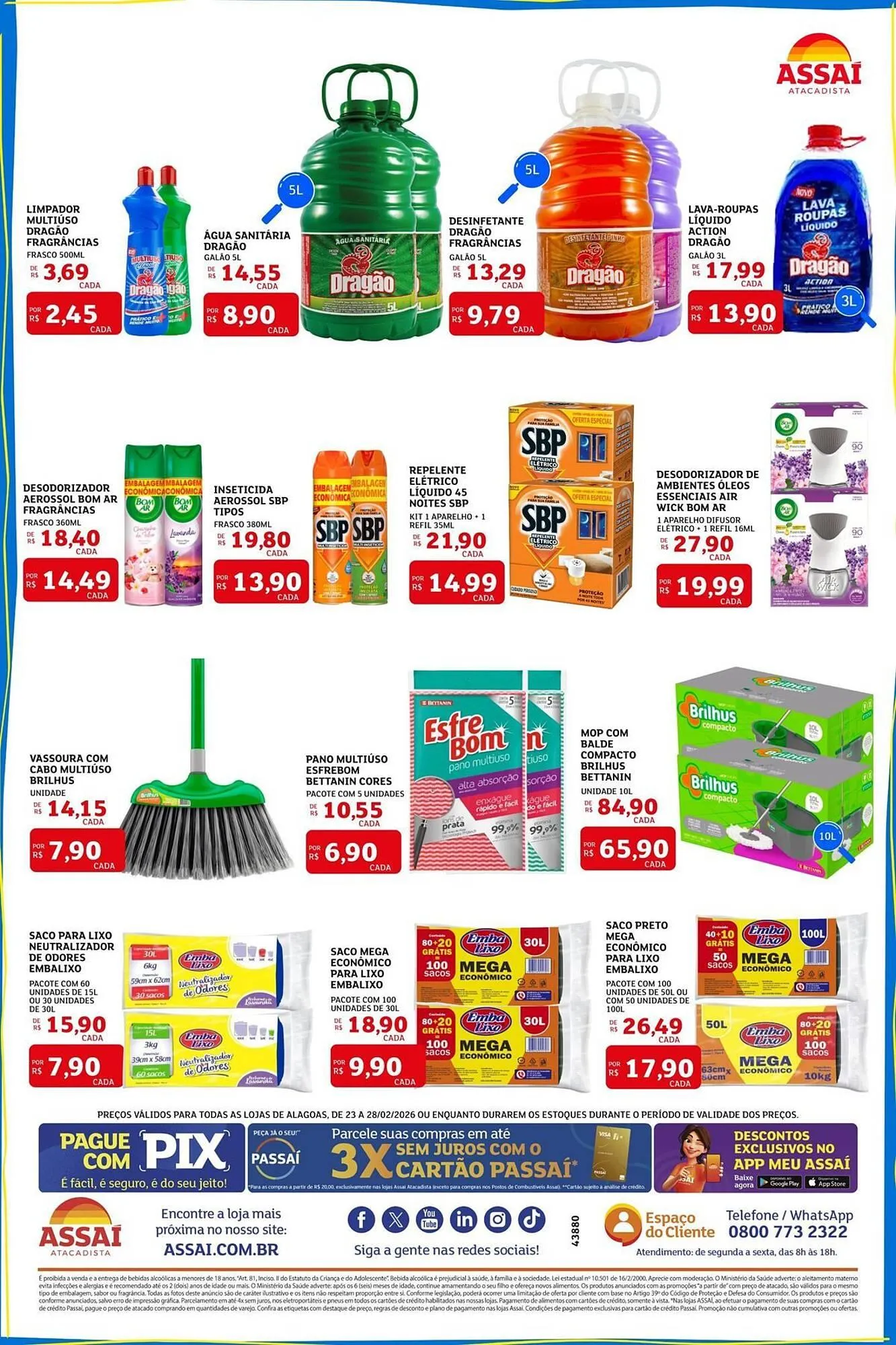 Encarte de Encarte Assaí Atacadista 23 de fevereiro até 28 de fevereiro 2026 - Pagina 2