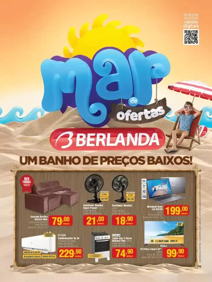 Encarte de Un banho de precos baixos ! 3 de fevereiro até 28 de fevereiro 2025 - Pagina 1