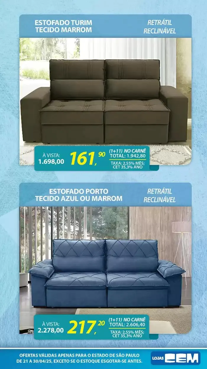 Encarte de Encarte Lojas Cem 18 de abril até 30 de abril 2025 - Pagina 90