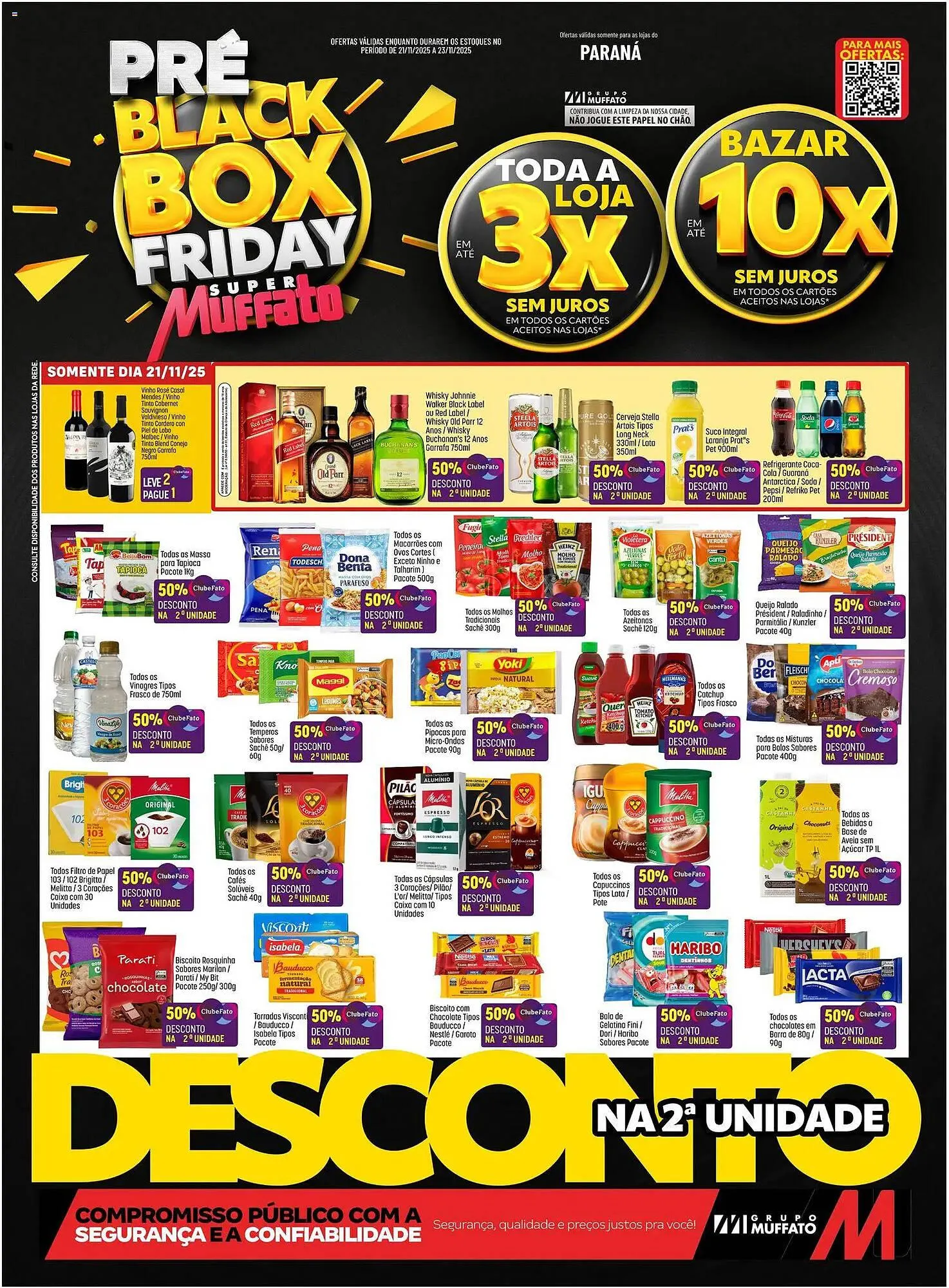 Encarte de Encarte Muffato 21 de novembro até 23 de novembro 2025 - Pagina 1